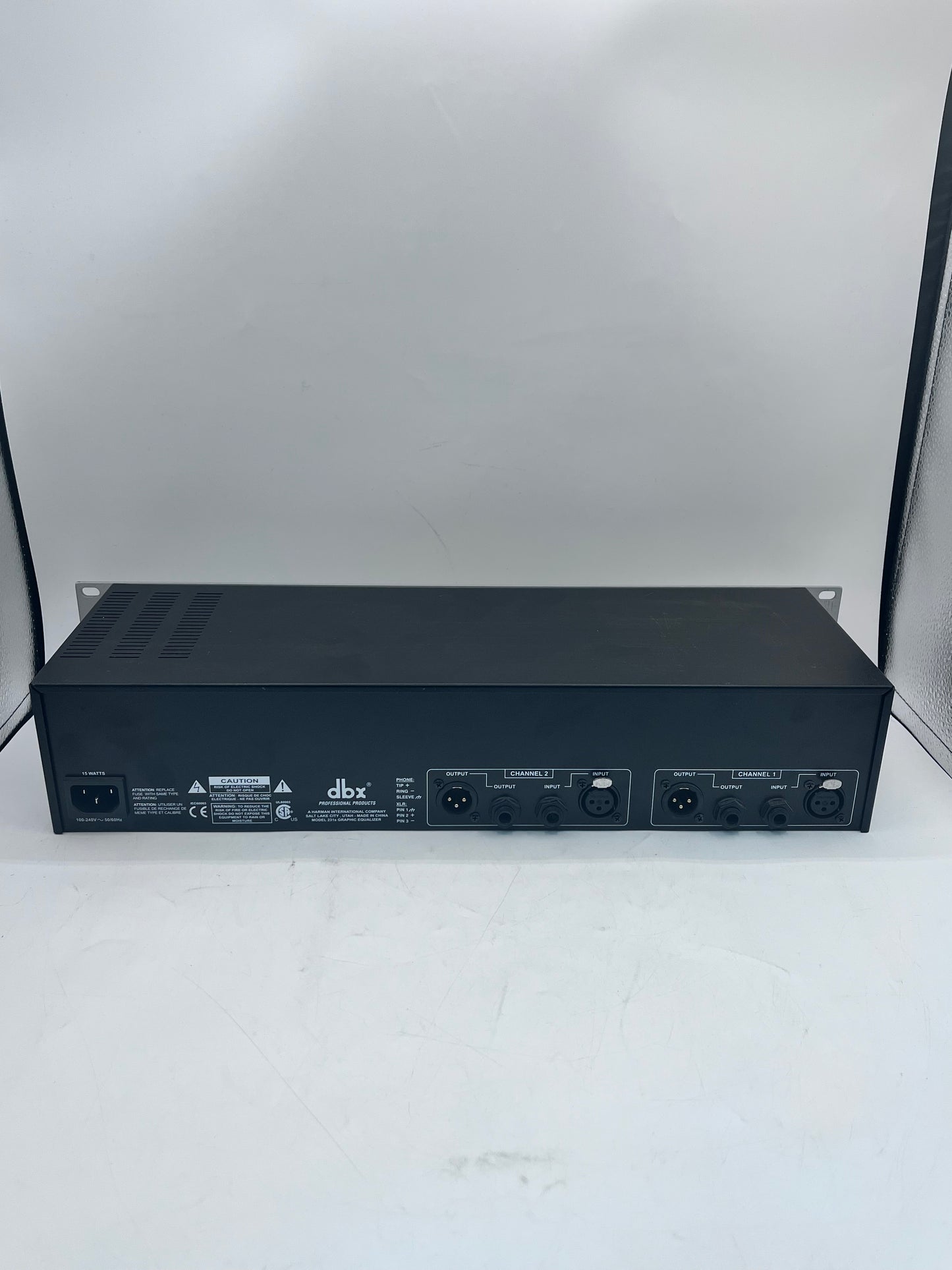DBX 231S Dual Channel 31-Band Graphic Equalizer DBX231SV Tested Free Shipping