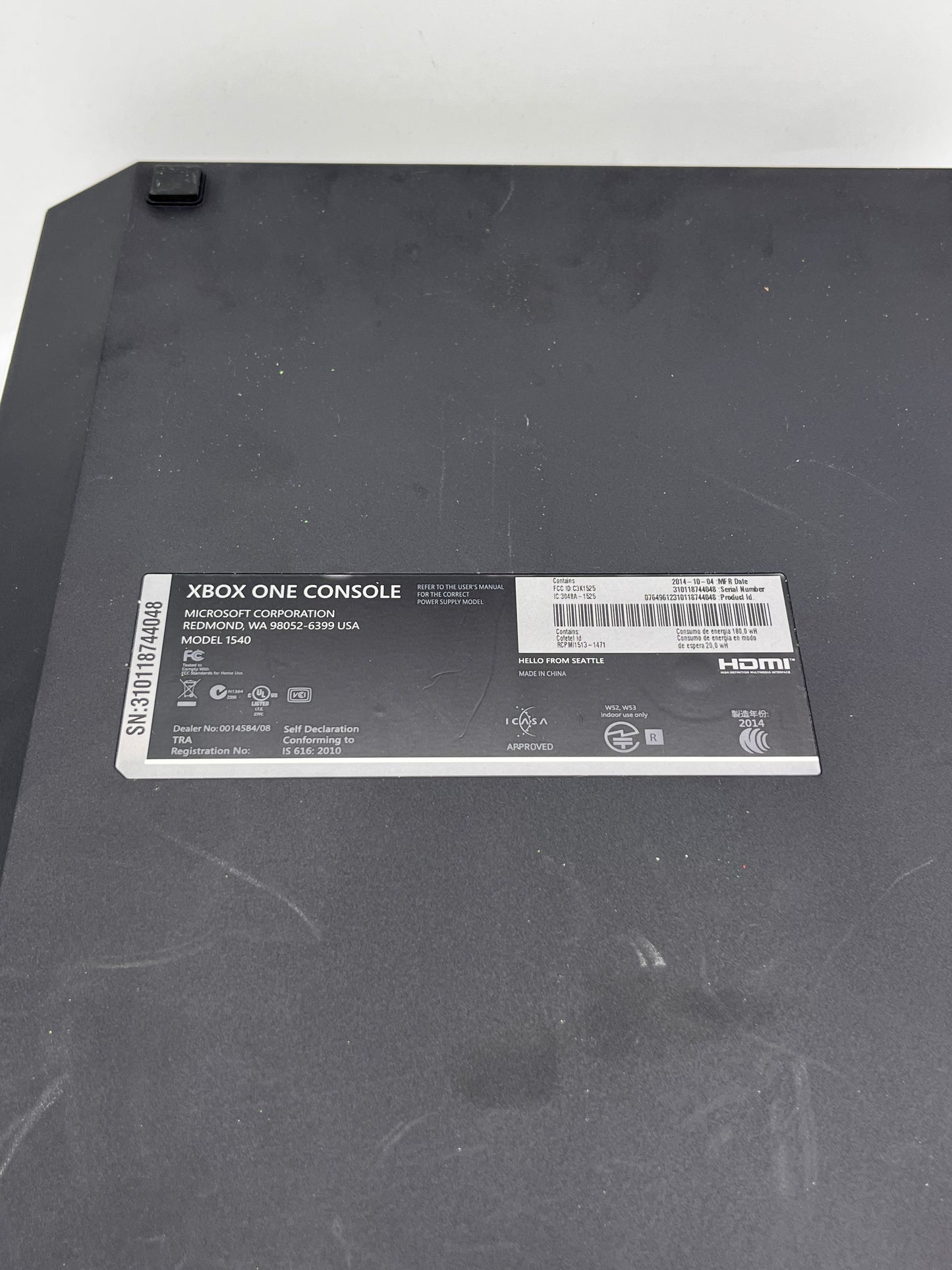 Microsoft Xbox One (1540) 2013 500GB Black Console