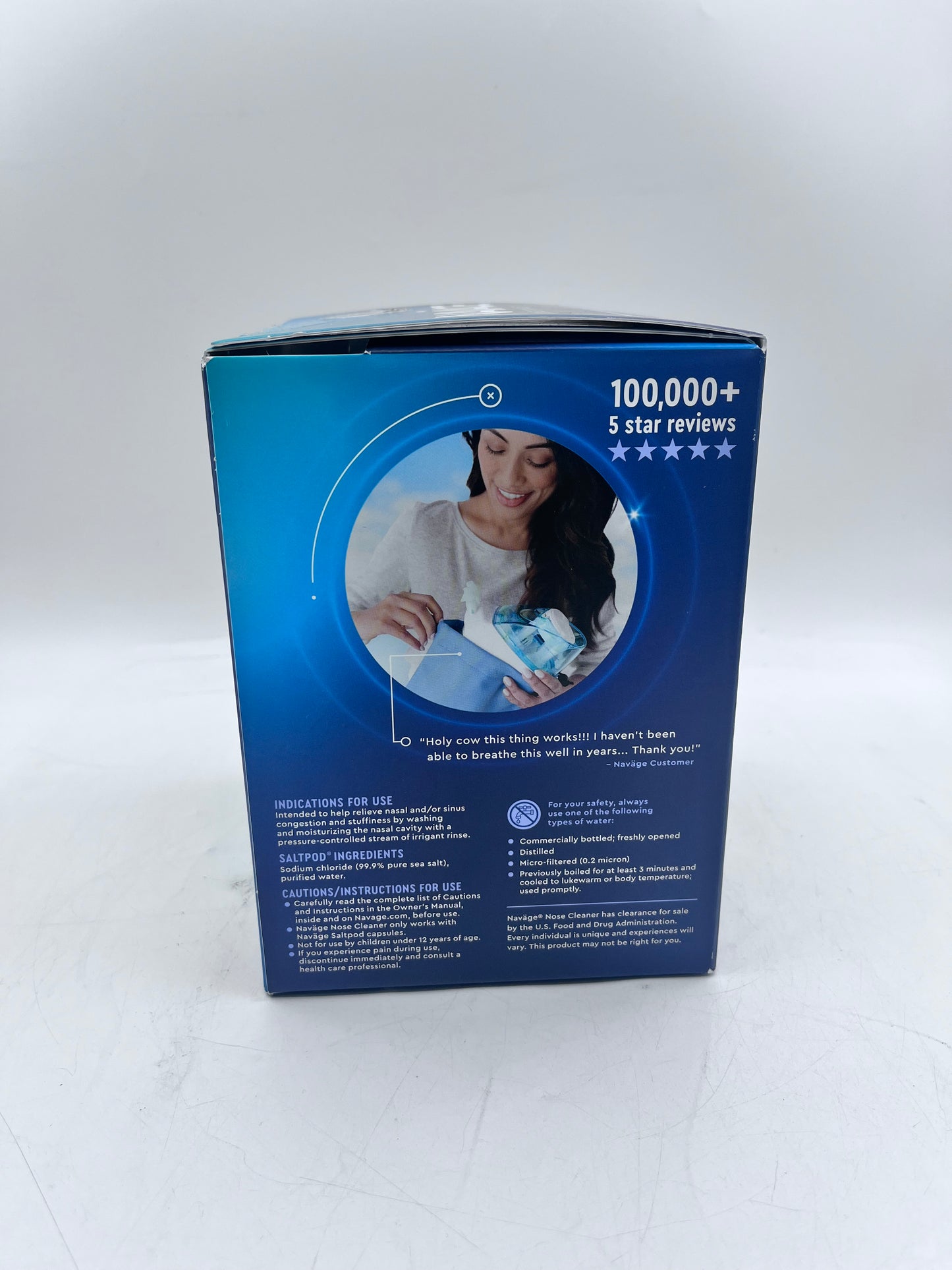 Navage Congestion Relief Blue