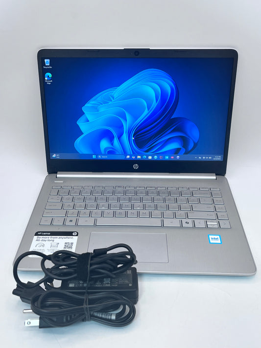 HP 14-dq6001dx Laptop 14" Intel Itanium 4GB 128GB - Silver