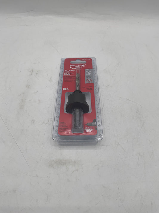 Milwaukee 3/8" Shank Ergo Quick Change Hole Saw Arbor Black