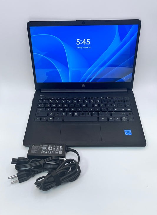 HP 14-dq0031dx 14-inch Intel Celeron N4020 8GB 64GB SSD - Black