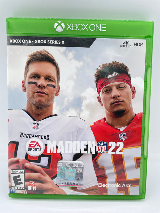 Madden NFL 22 XBox One Video Game with Box