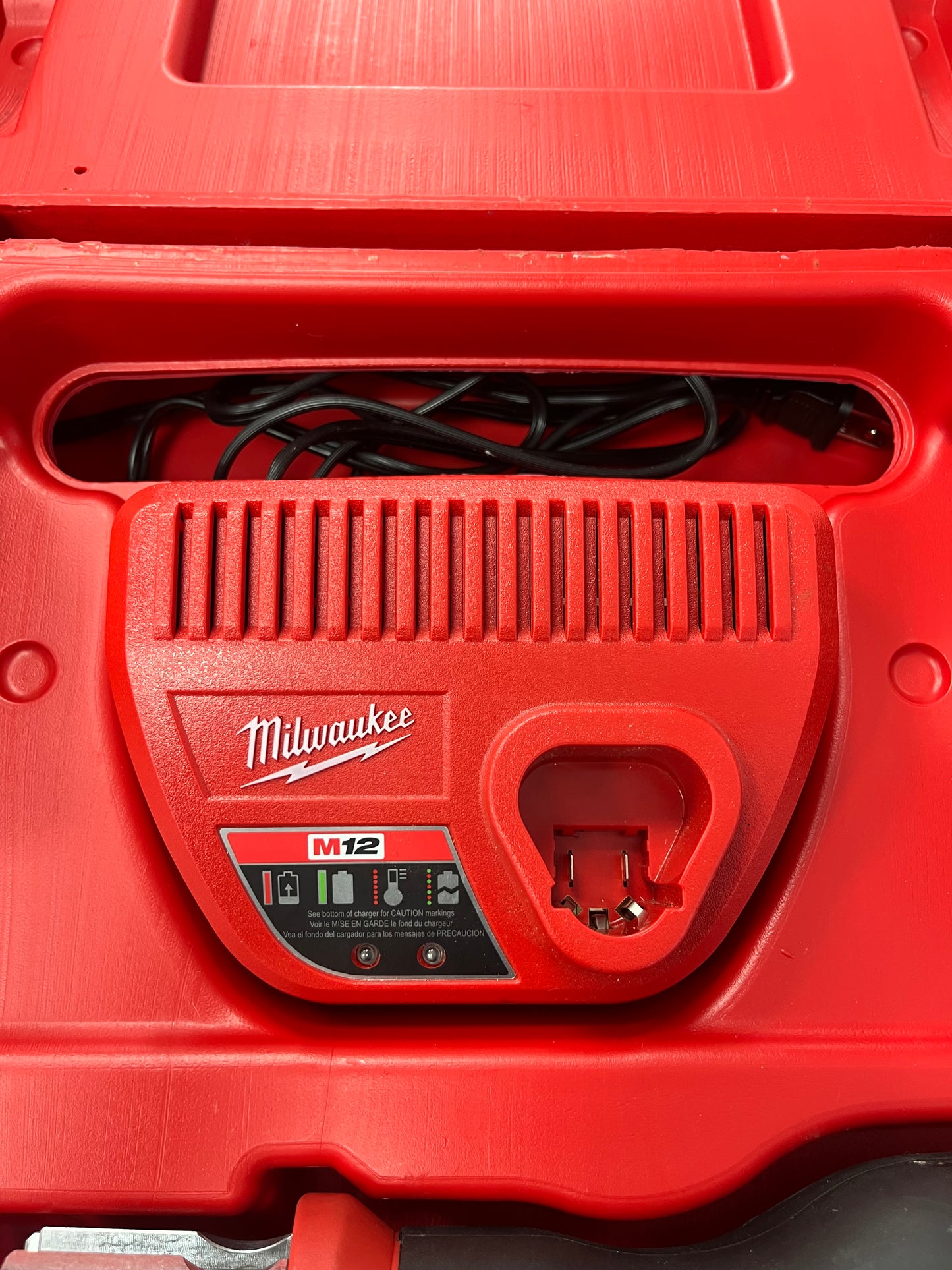 Milwaukee 2473-20 Force Logic Press Tool W/ 4 Jaws, Battery, Charger, Box