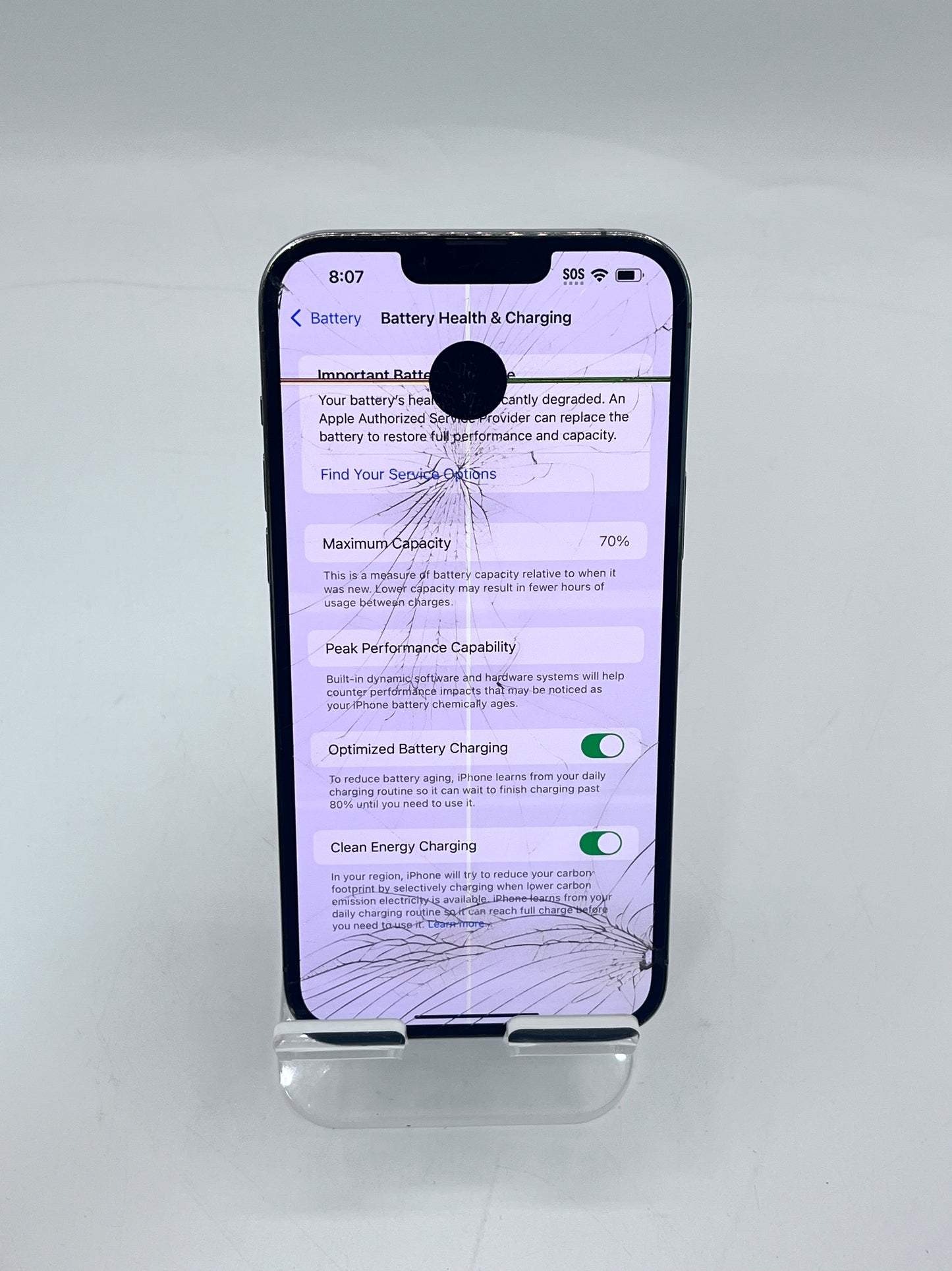Apple iPhone 13 Pro Max 6.7" 128GB A2484 MLKN3LL/A Gold Unlocked