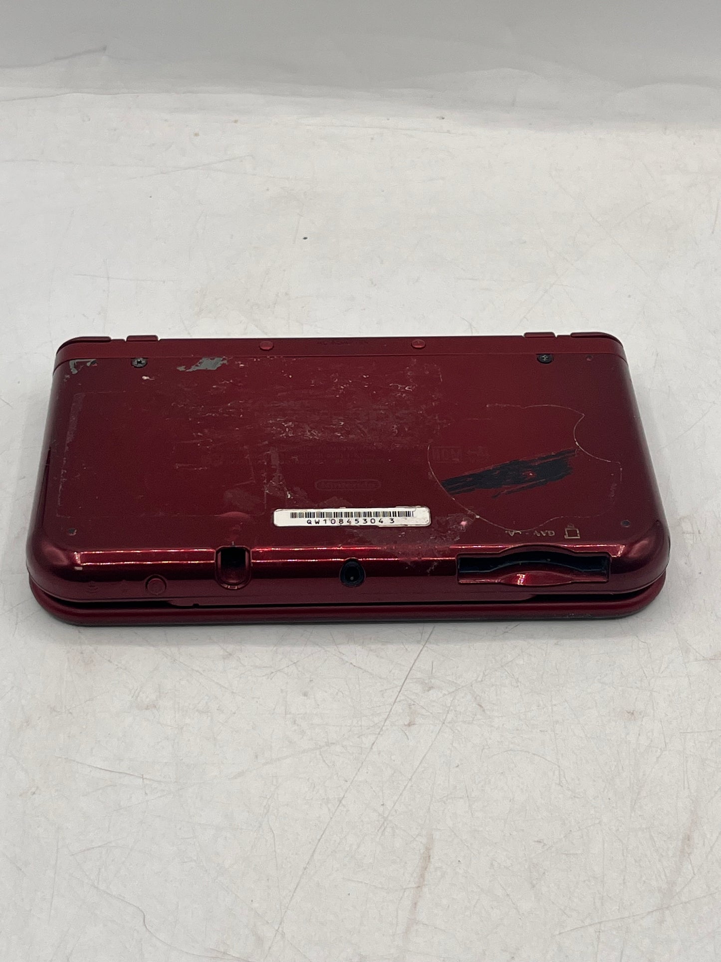Nintendo New 3DS XL (RED-001) 2014 Red Video Game System no stylus