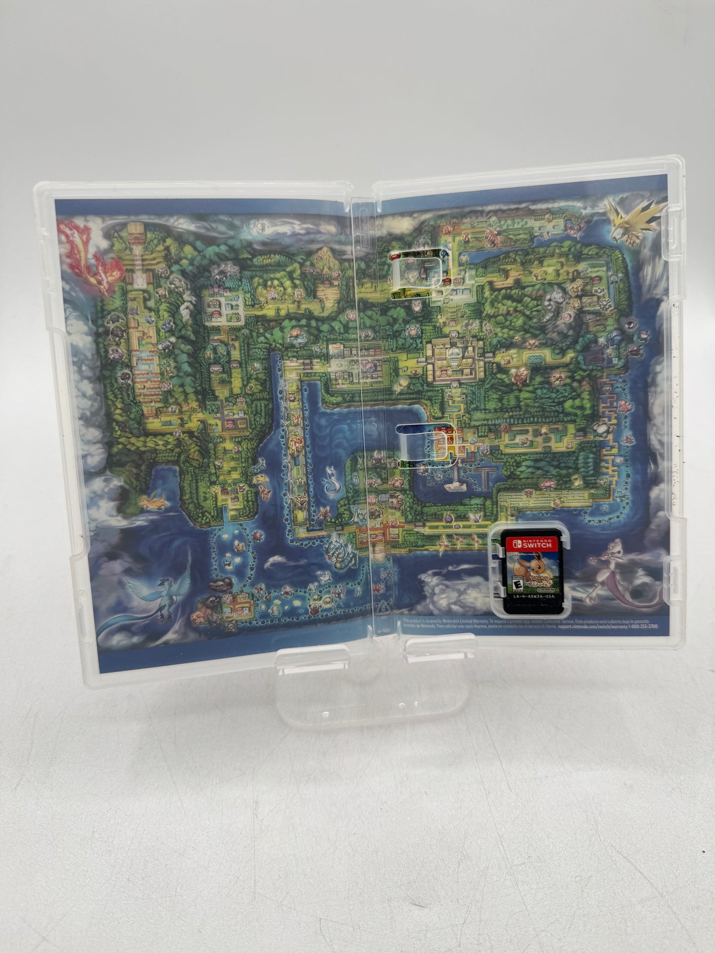Pokemon Let's Go Eevee Nintendo Switch Game w/ Case Tested! Free Shipping