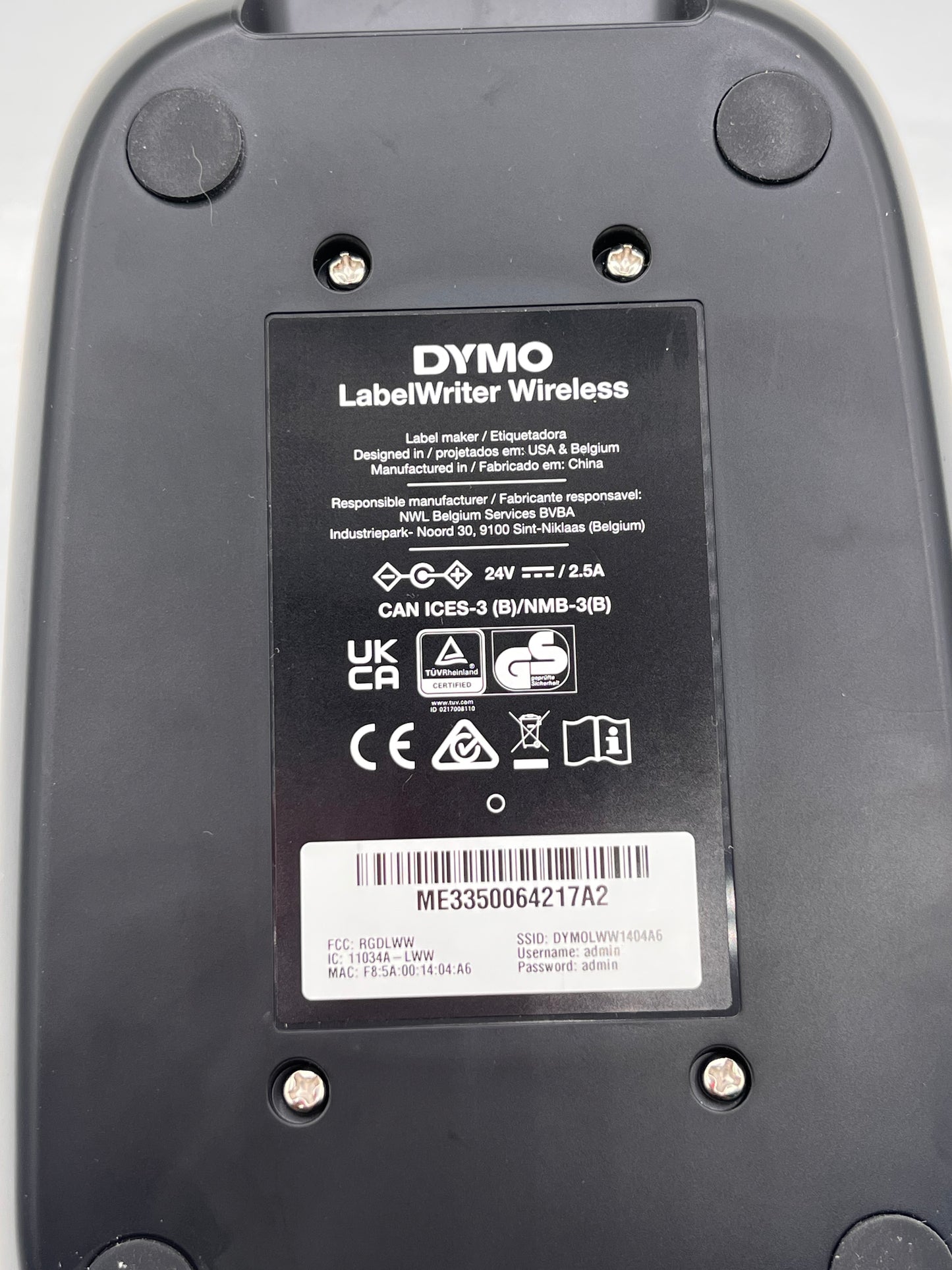 DYMO Dymo LabelWriter Wireless Label Printer Black