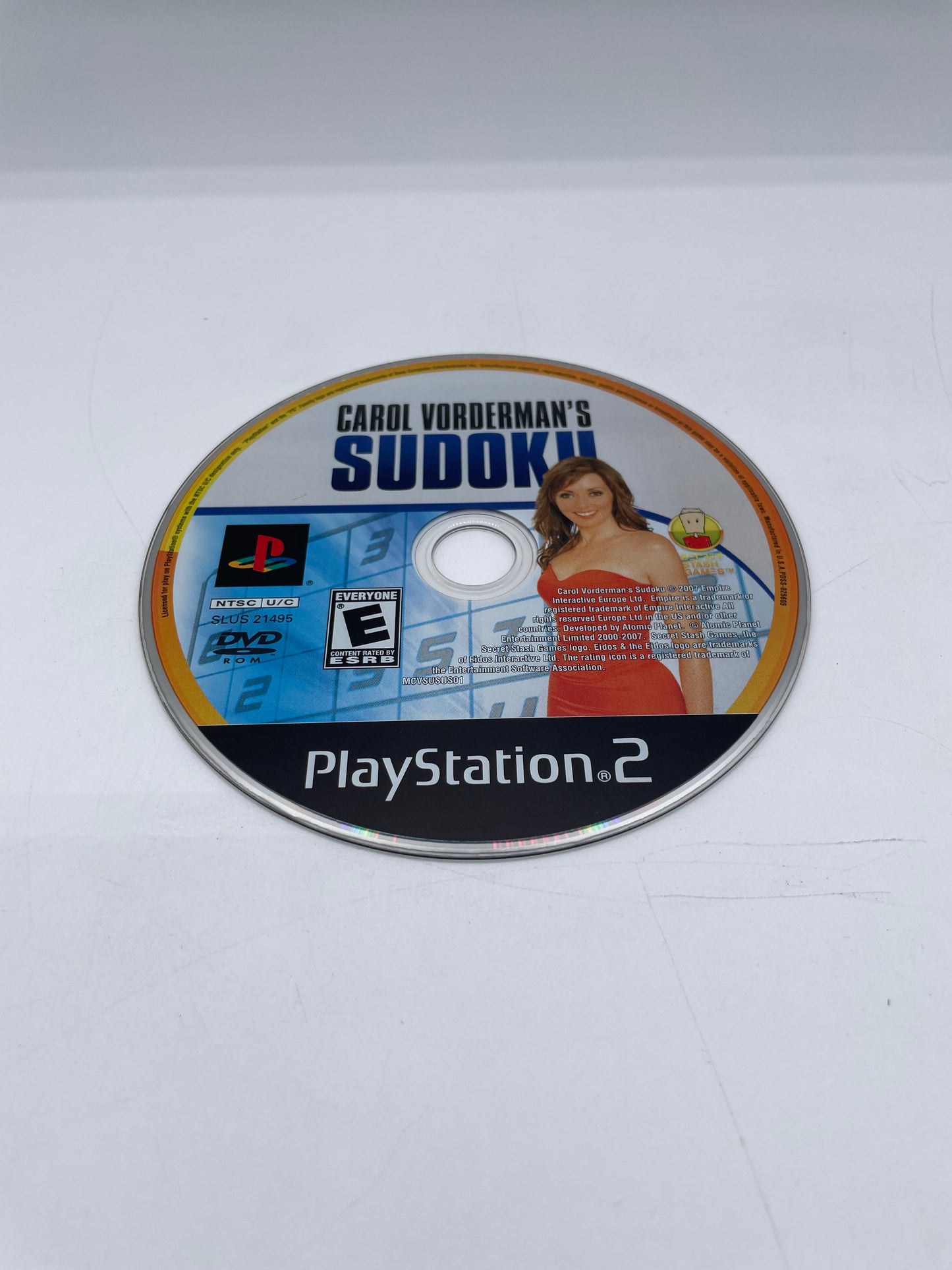 Carol Vorderman's Sudoku Playstation 2 Video Game - Disc Only