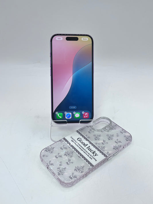 AT&T Apple iPhone 16 A2482 MLAE3LL/A 6.1 inch 256GB Pink 100% BH READ
