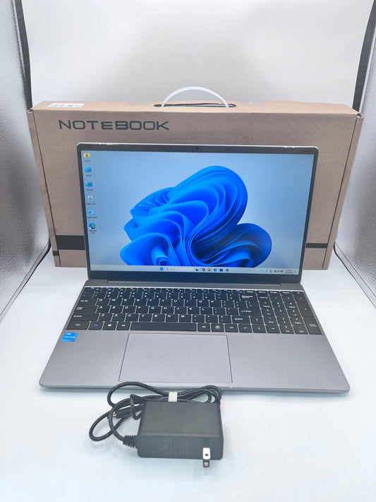 Folinham D-1520 15.6 Laptop 1TB 16GB Intel Celeron N100 Windows 11 Pro Gray