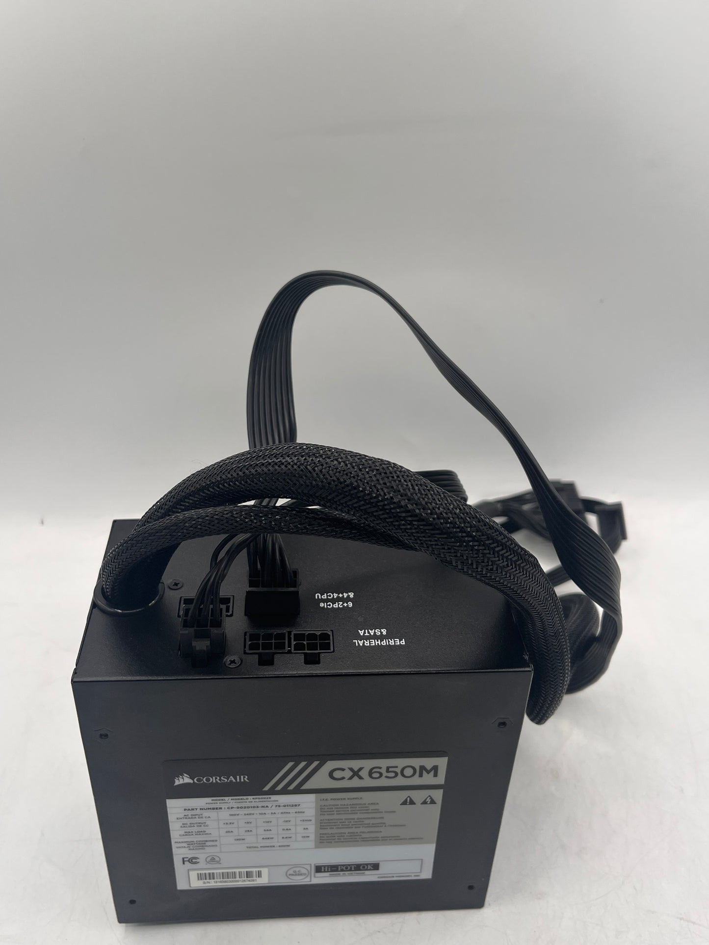 Corsair CX650M 650W Modular ATX Power Supply - Black