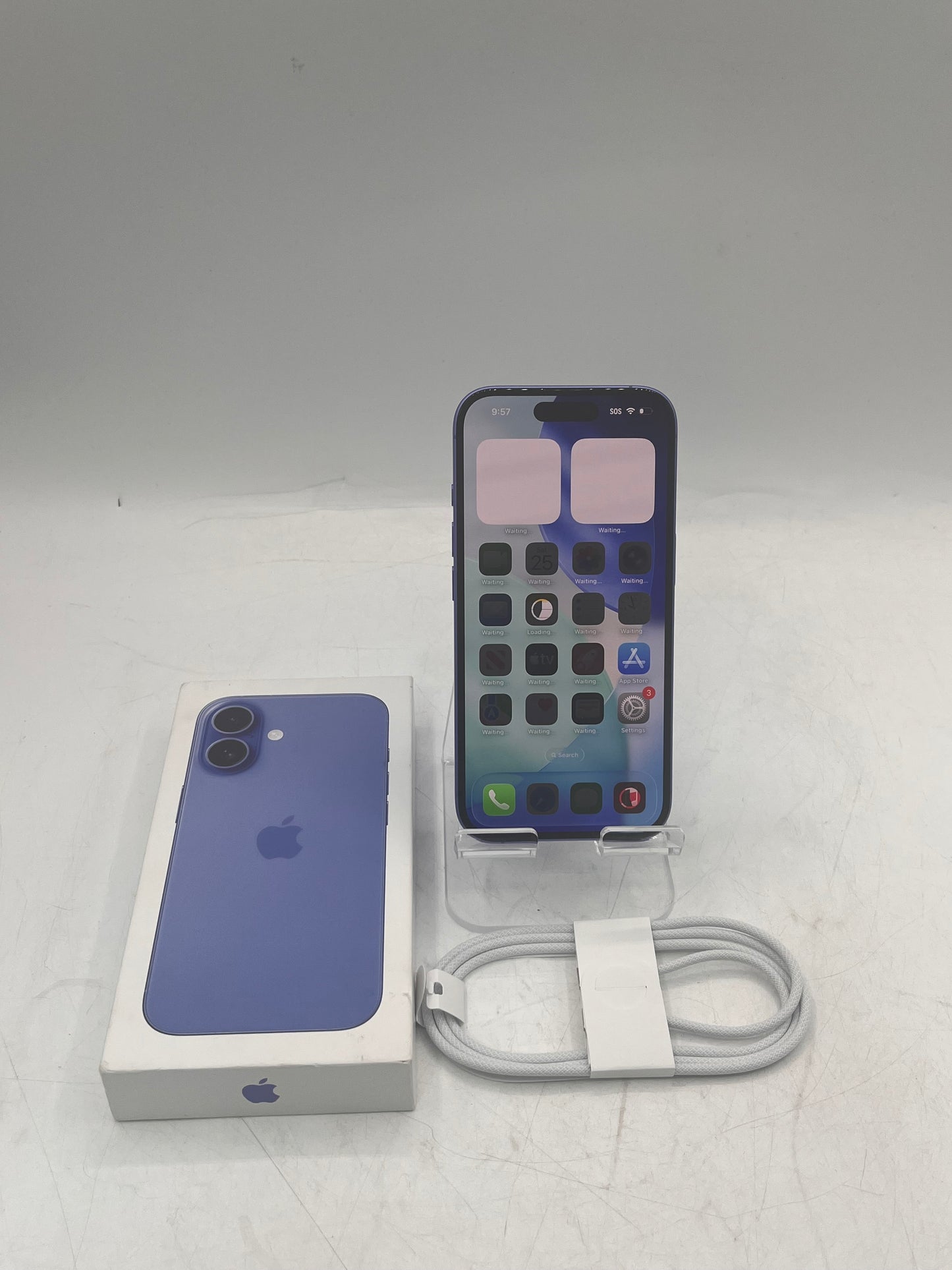 T-Mobile Apple iPhone 16 MYAT3LL/A A3081 128GB Blue Smartphone