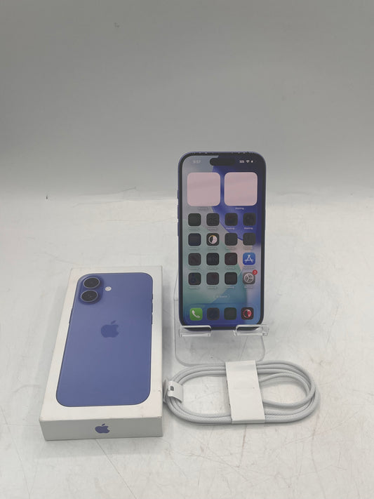 T-Mobile Apple iPhone 16 MYAT3LL/A A3081 128GB Blue Smartphone