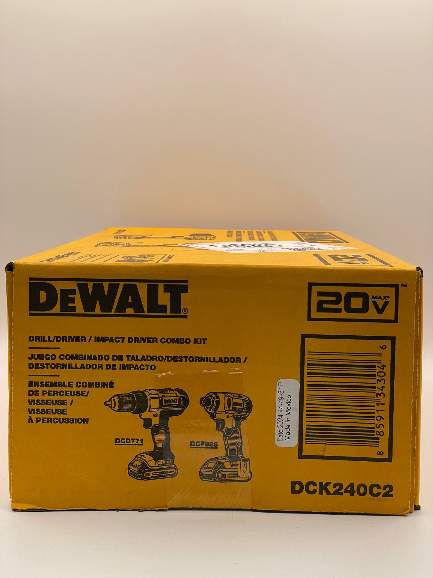 Dewalt 20V Max Drill/Driver & Impact Combo Kit DCK240C2 FREE SHIPPING!