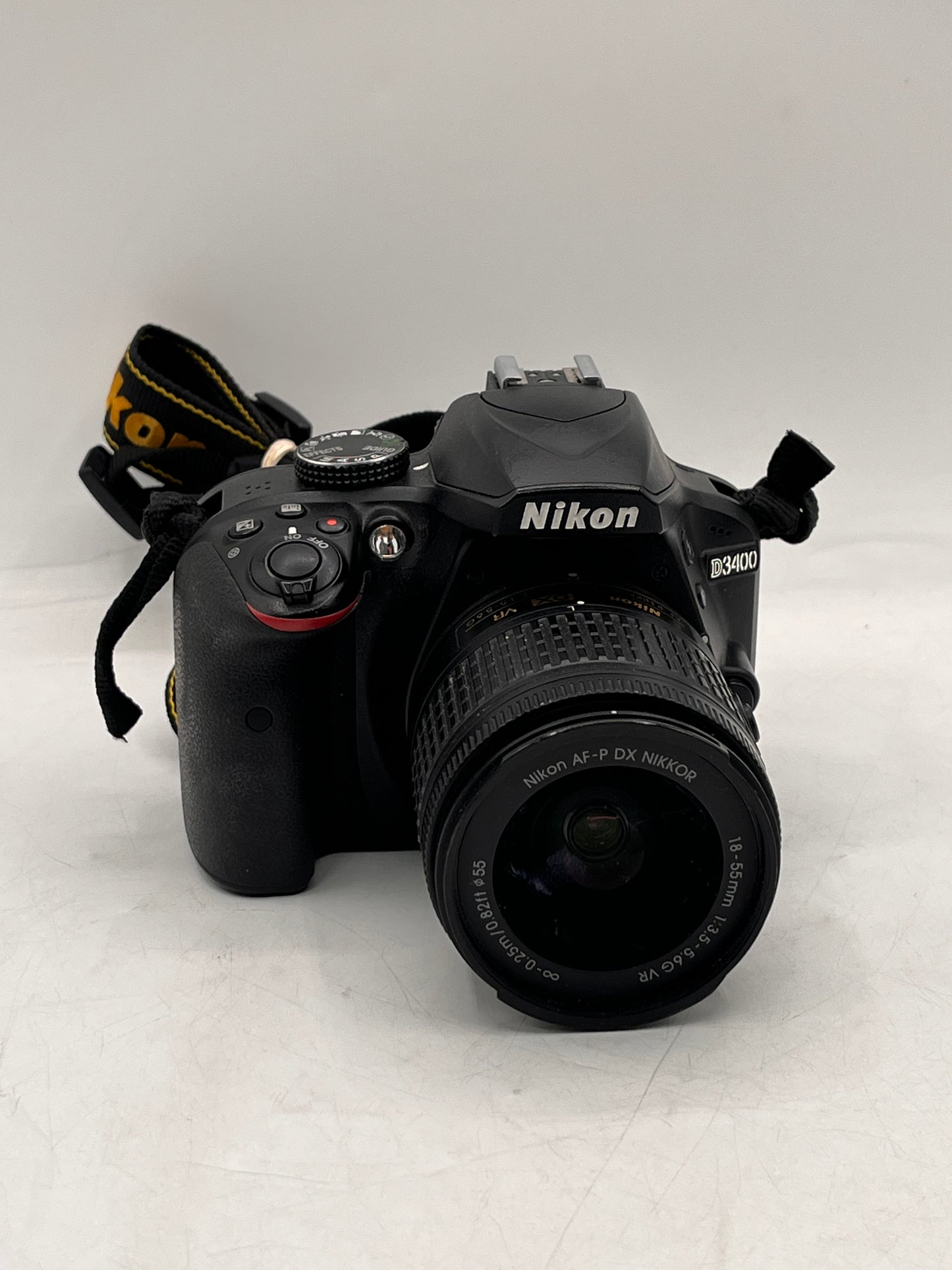Nikon D3400 Digital Camera w/ 18-55mm 1:3.5-5.6G VR Lens - Black Tested Free Shipping