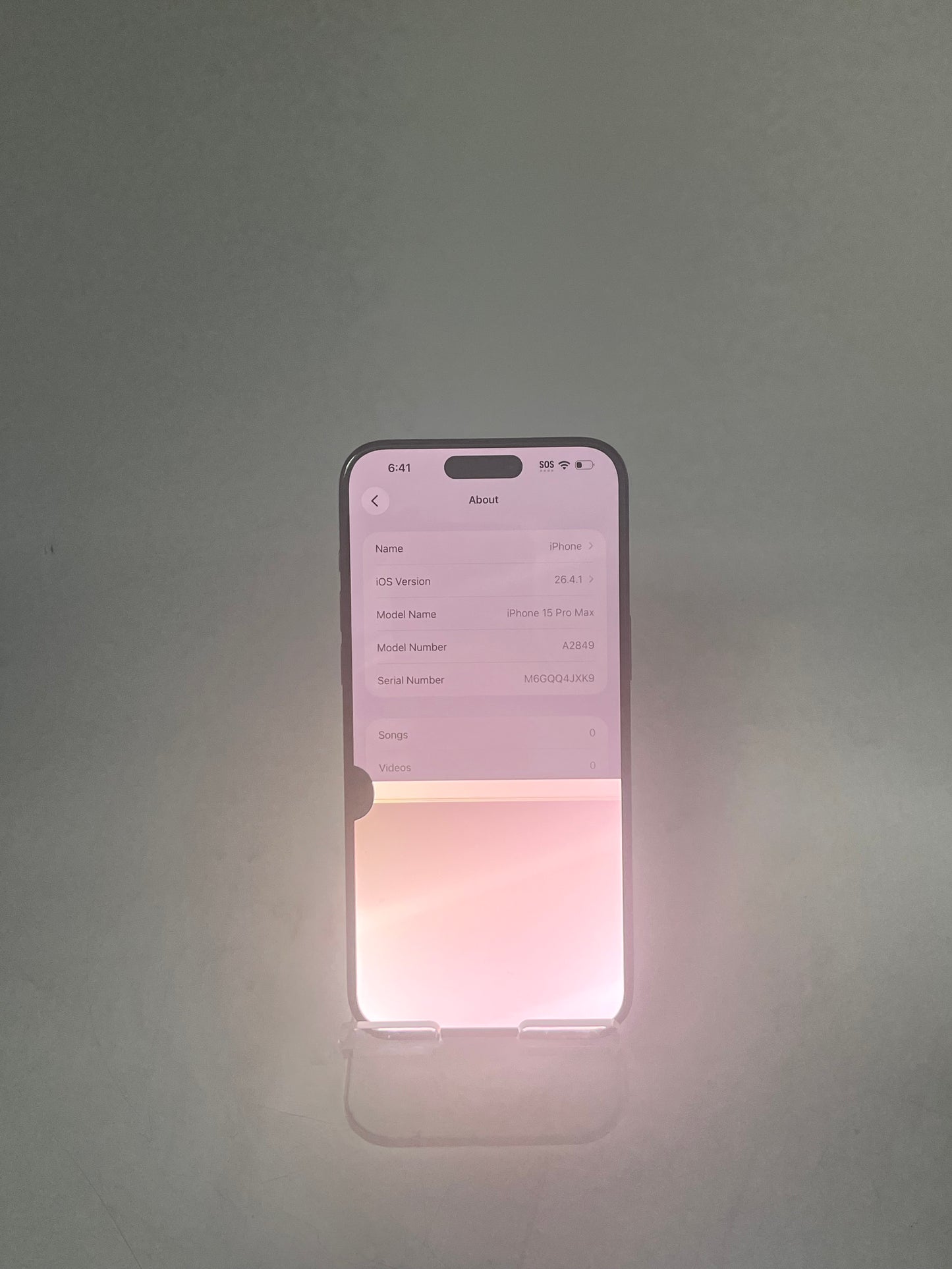 Unlocked Apple iPhone 15 Pro Max 256GB MU7Q3LL/A A2849 GoId Broken