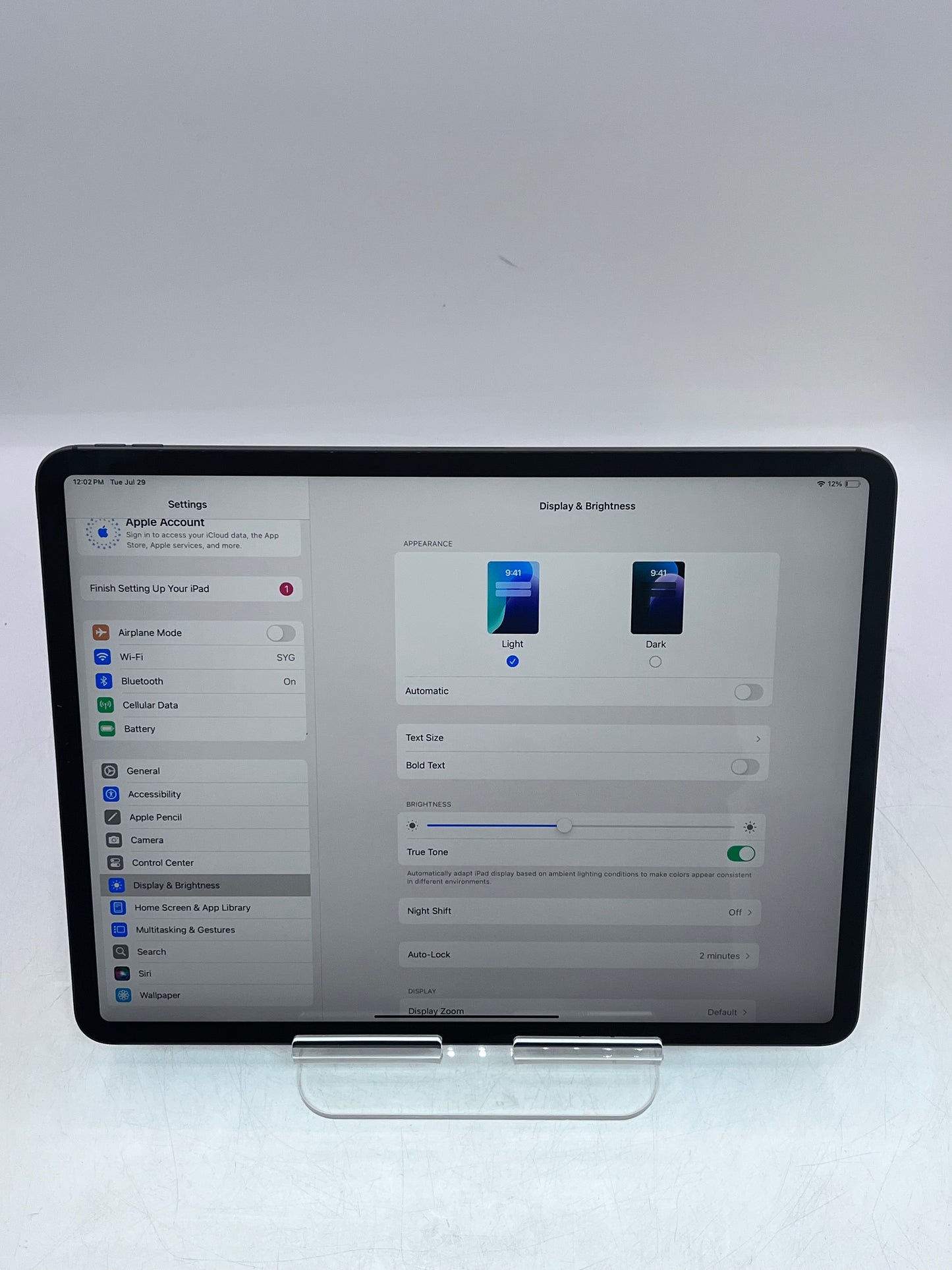 Apple iPad Pro (4th Gen, 12.9-inch) 512GB A2069 MXG02LL/A Unlocked  Space Gray