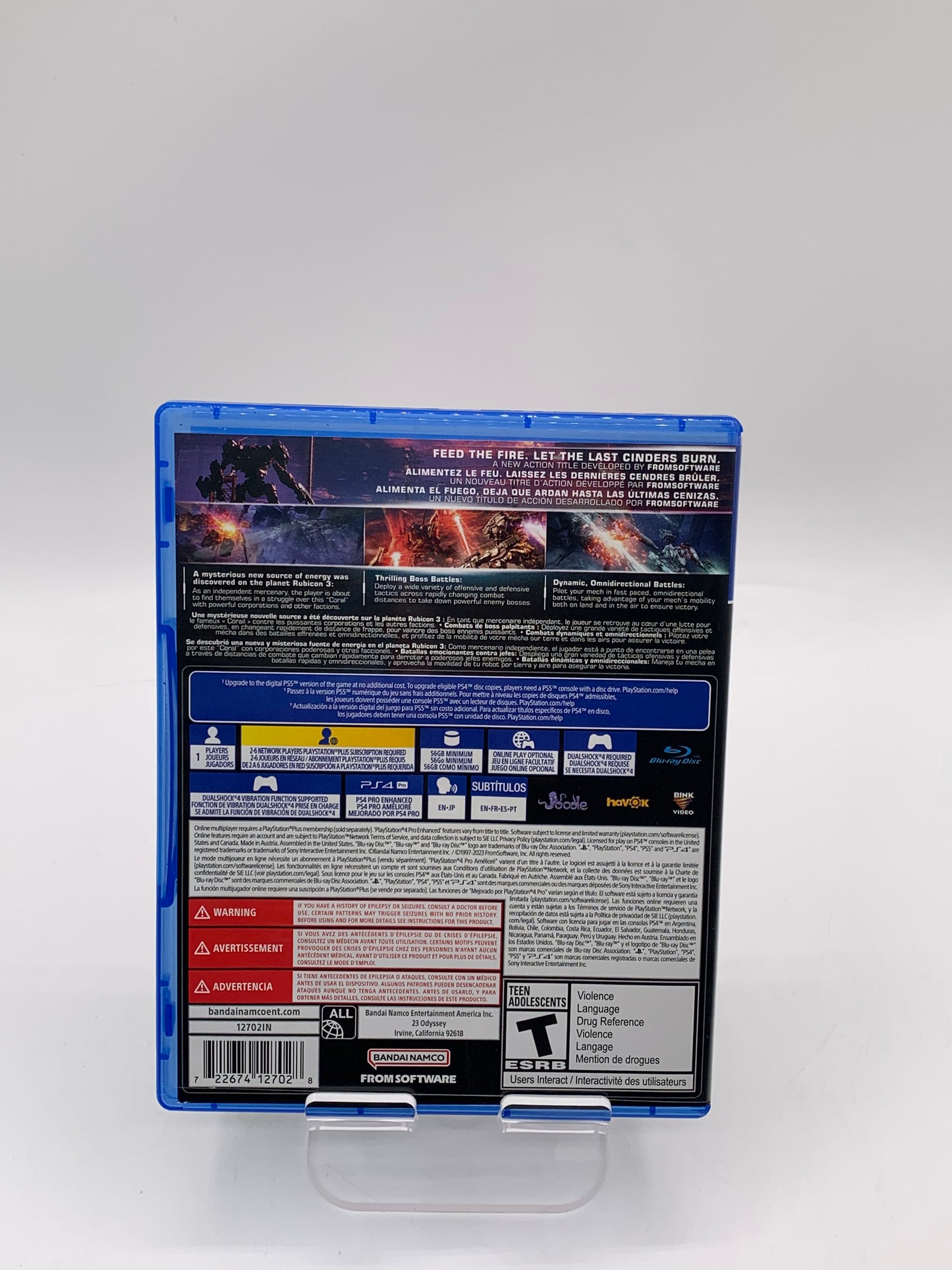 Armored Core VI: Fires of Rubicon - Playstation 4 Video Game - Free Shipping!
