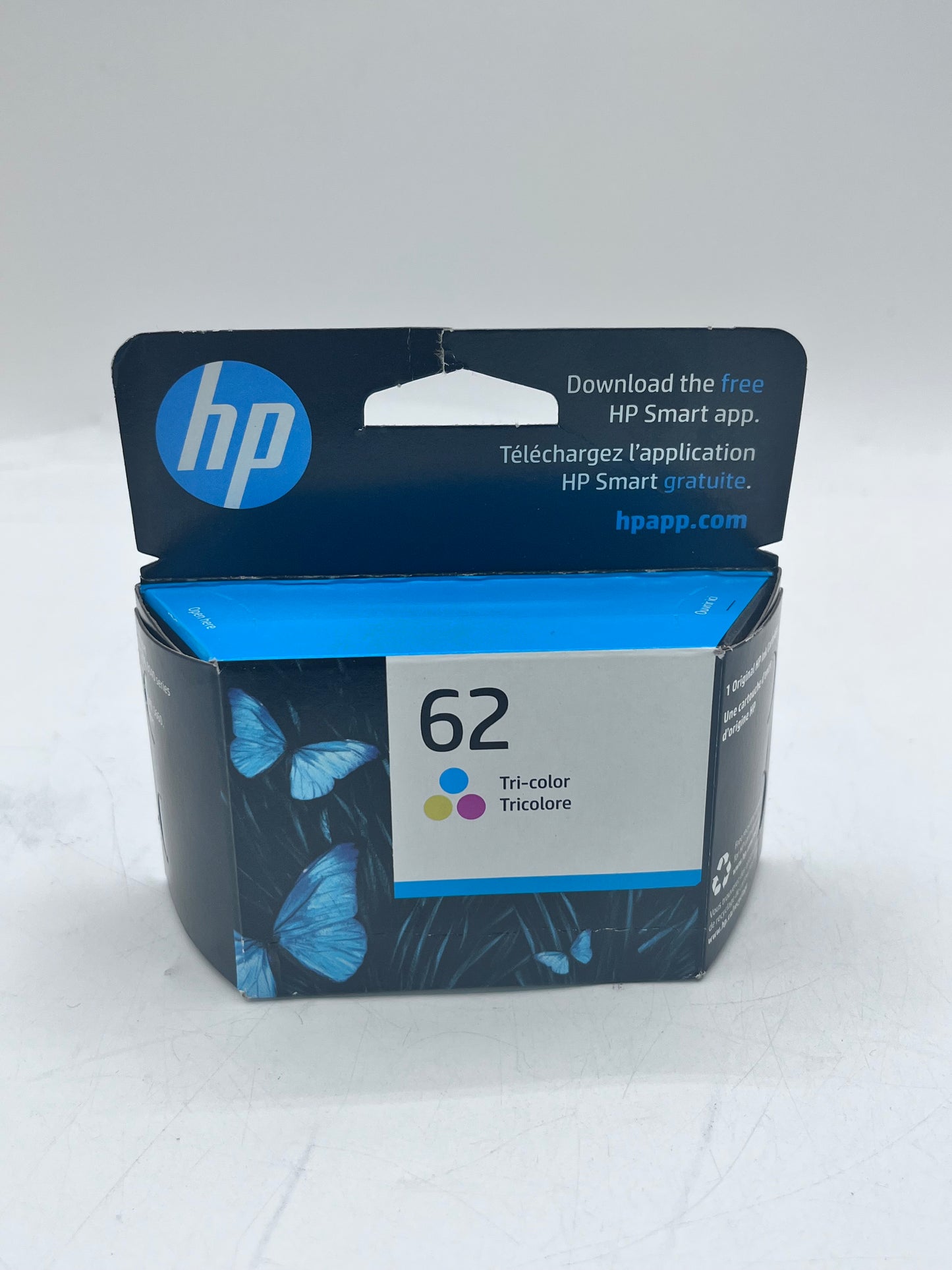 HP 62 Tri-color Ink Cartridge