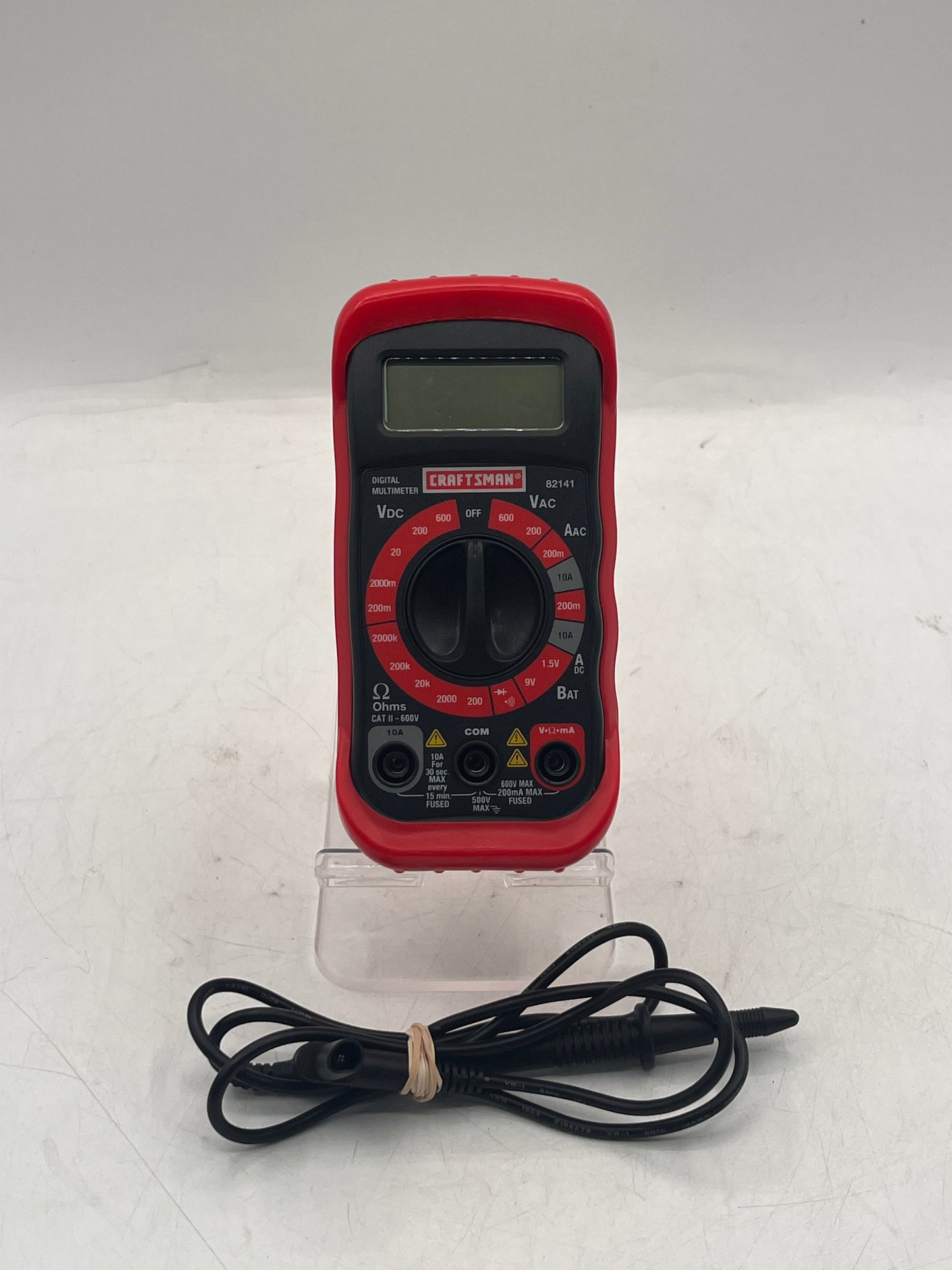 Craftsman Digital Multimeter 82141 Power Tool Red