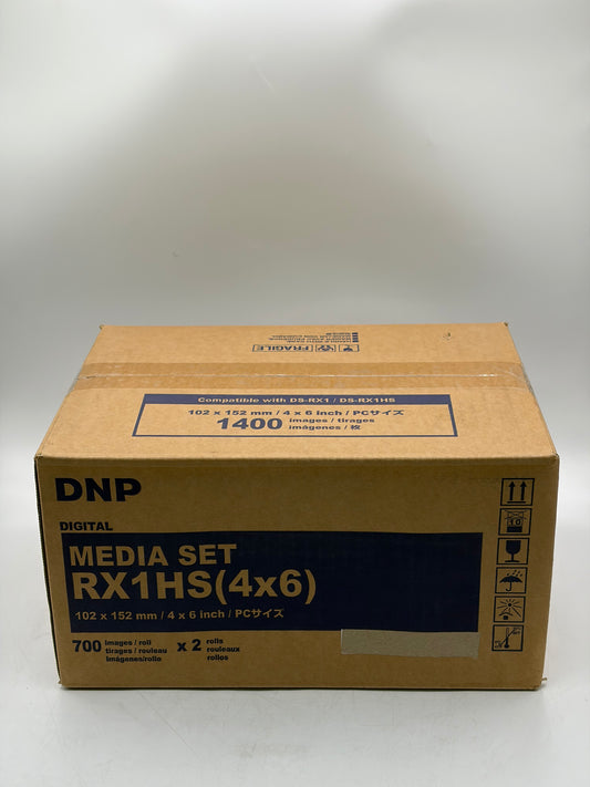 DNP RX1HS 4x6 Media Print Kit for RX1 and RX1HS, 1400 Prints