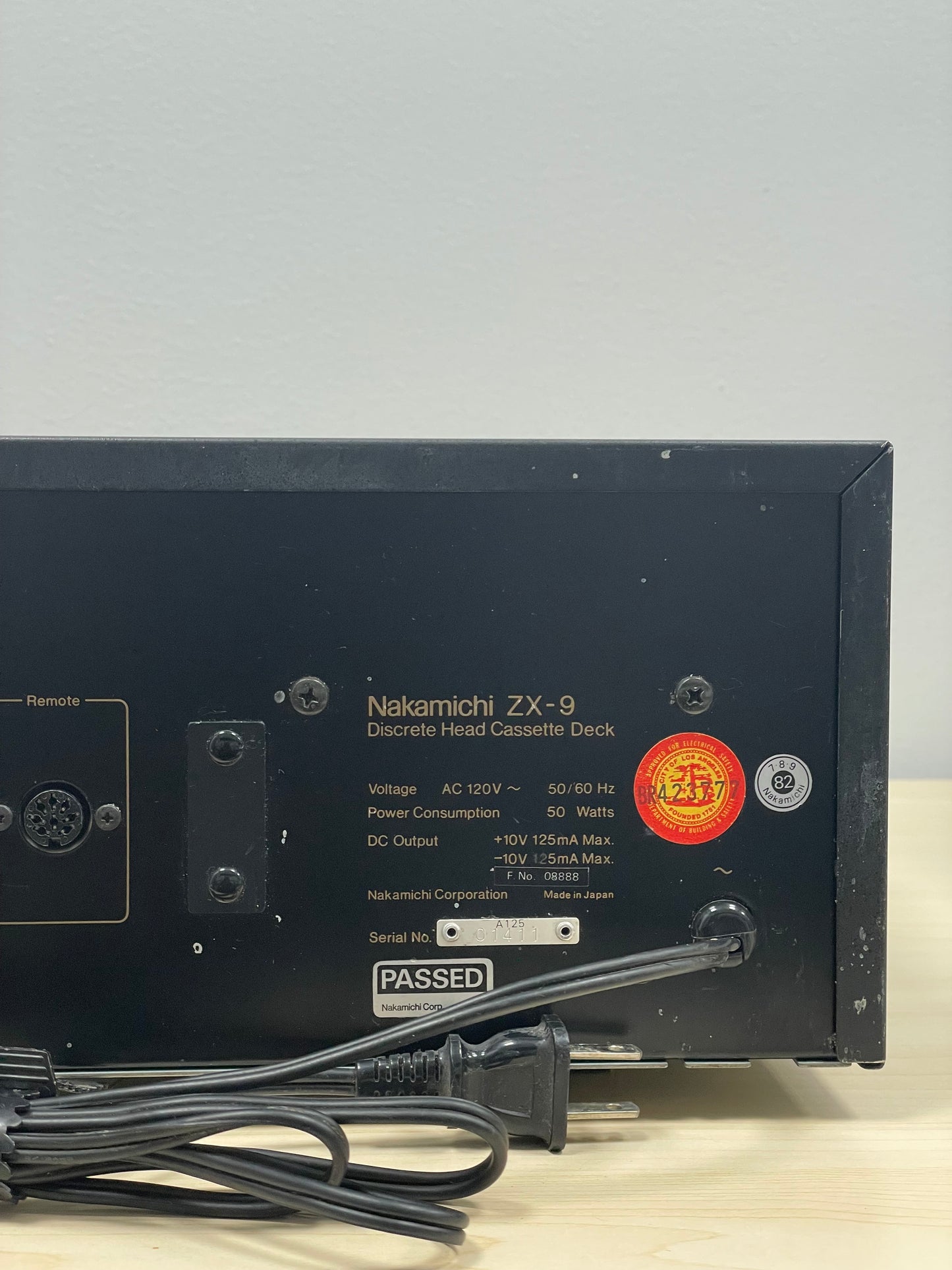 Nakamichi ZX-9 3-Head Discrete Cassette Deck - TESTED & WORKING - VINTAGE Free Shipping