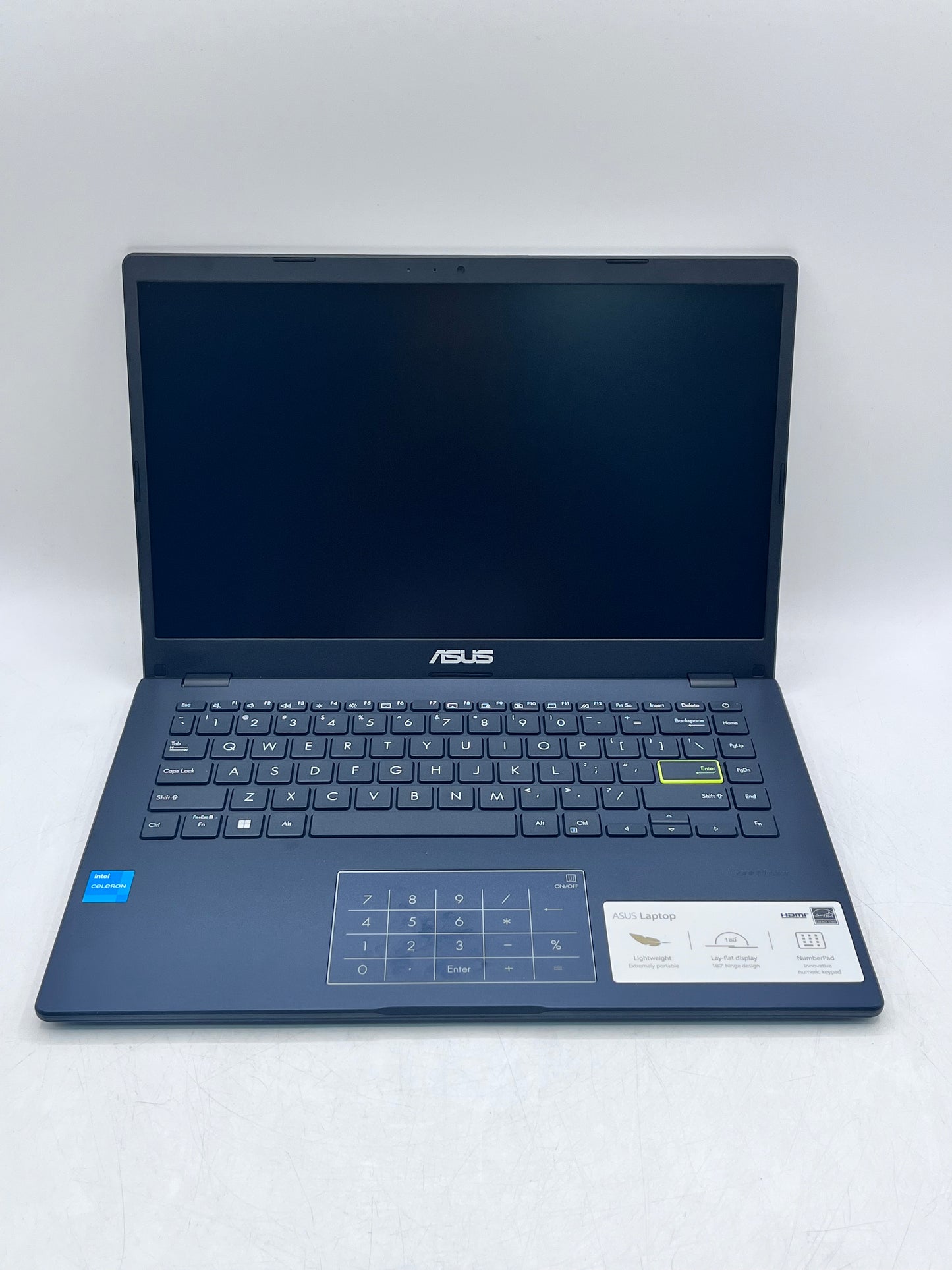 ASUS VivoBook E410K 14" Laptop, Intel Celeron, 4GB RAM, 128GB SSD - Black