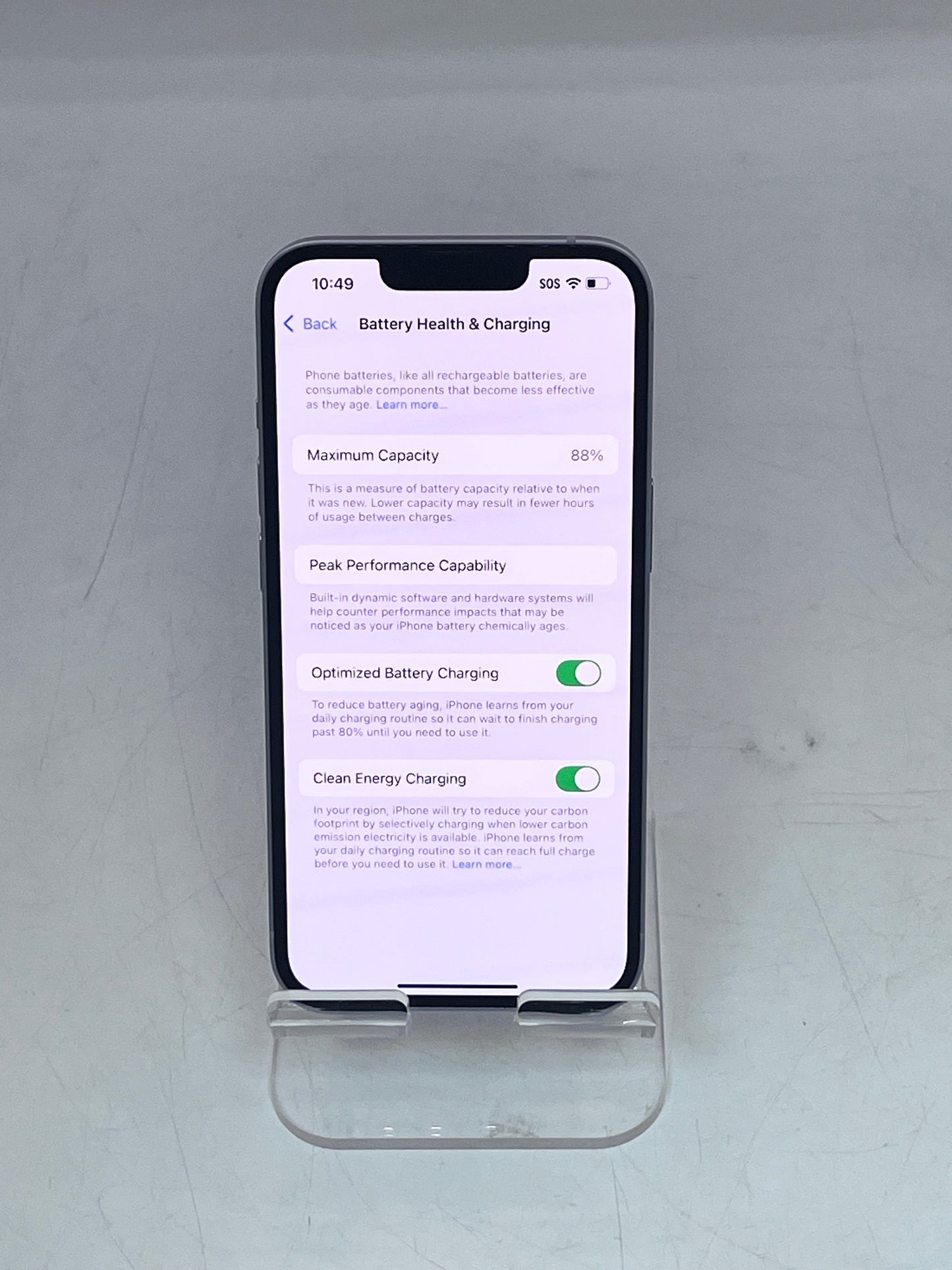 Apple iPhone 14 A2649 5PW83LL/A- 256GB- Purple- Unlocked READ