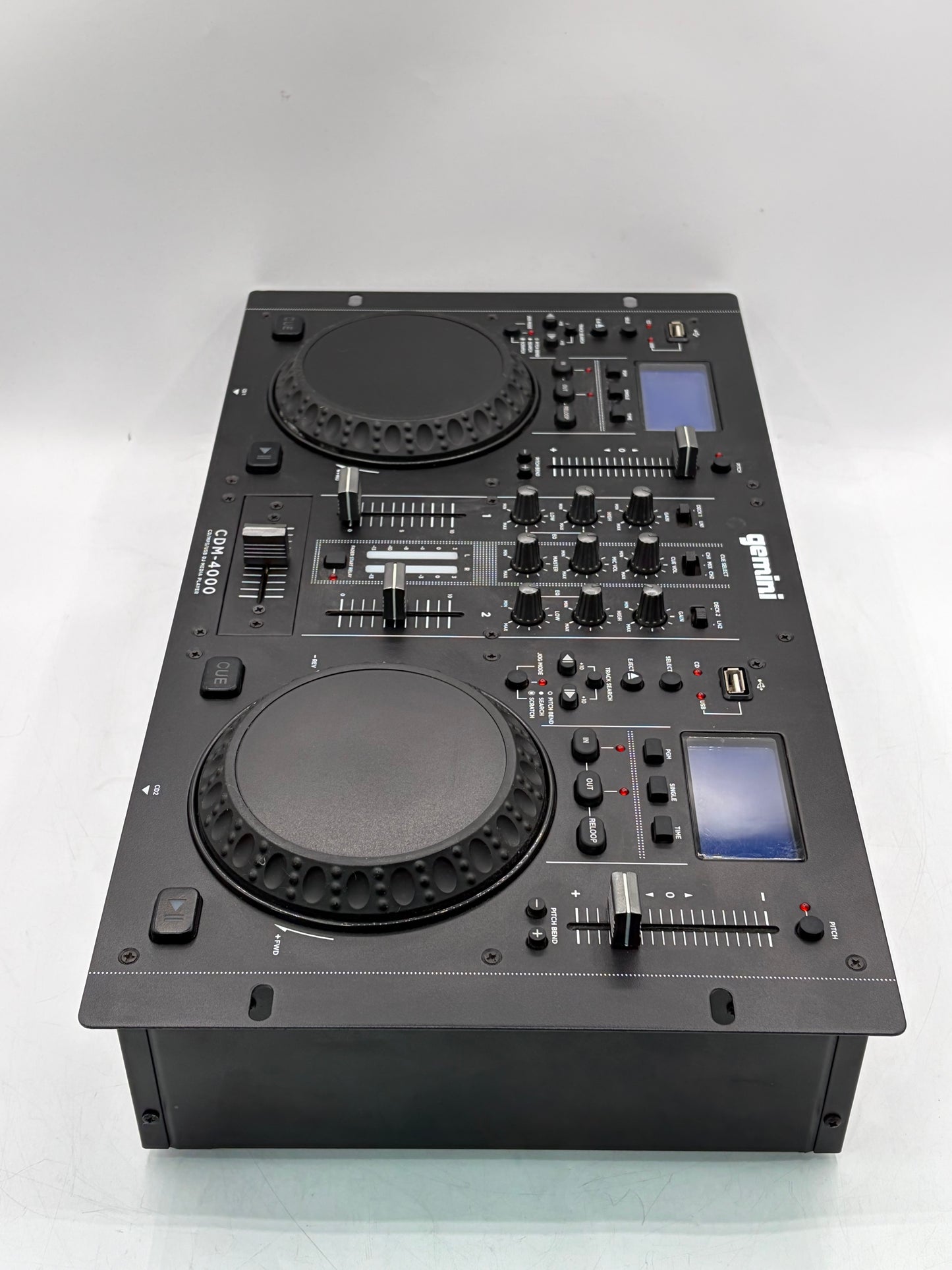Gemini CDM-4000 Dual CD/MP3/USB DJ Media Player - Black
