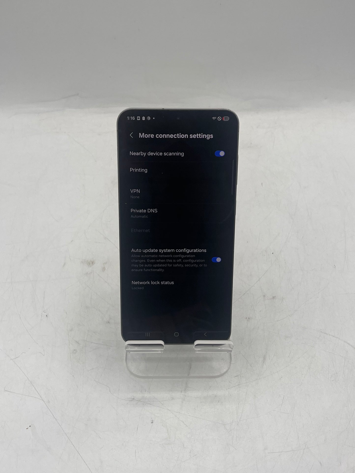 AT&T Samsung Galaxy S25 FE SM-S731U 128GB Smartphone Black