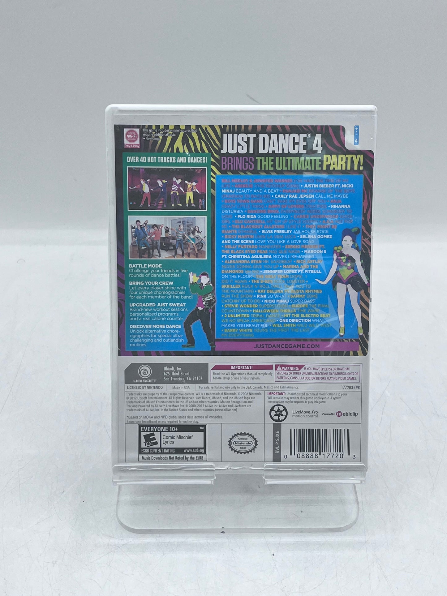 Just Dance 4 - Wii Video Game