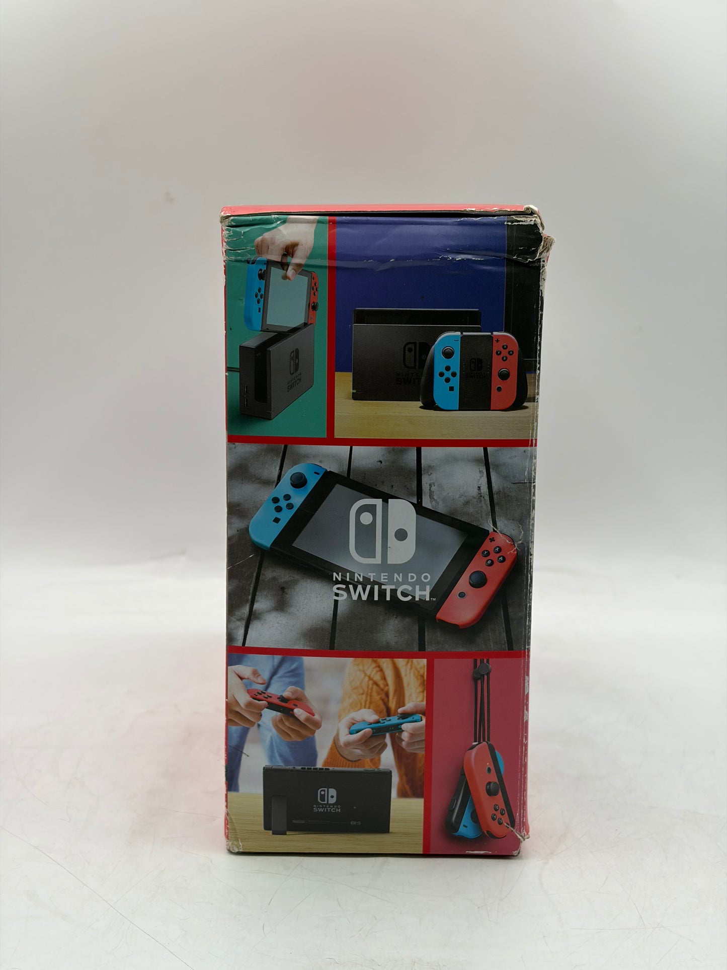 Nintendo Switch v2 32GB Console Gaming System HAC-001(-01) with Red/Blue Joycons