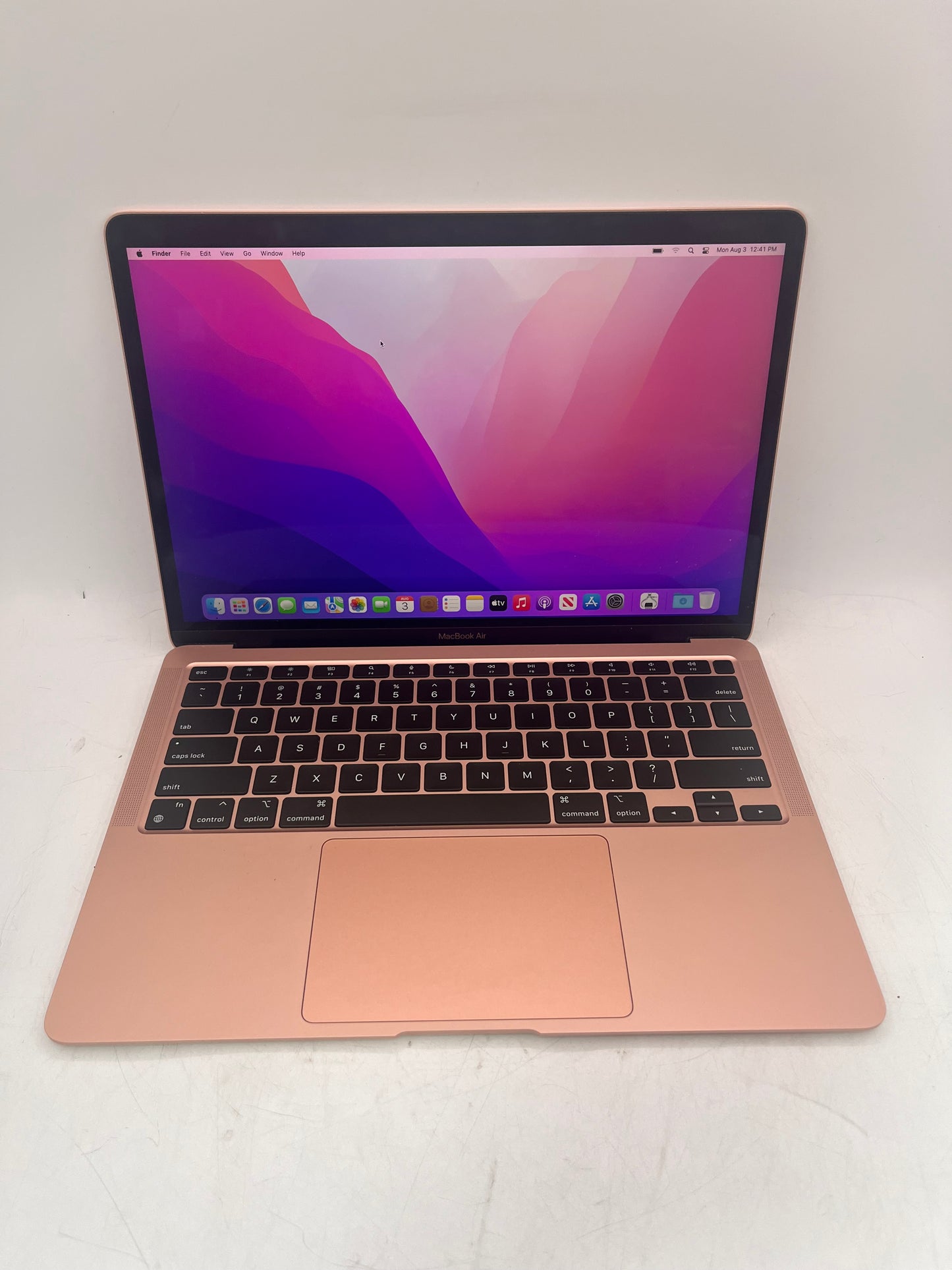 2020 Apple MacBook Air 13" M1 8GB 256GB A2337 MGND3LL/A 173 Cylce Count Rose Gold