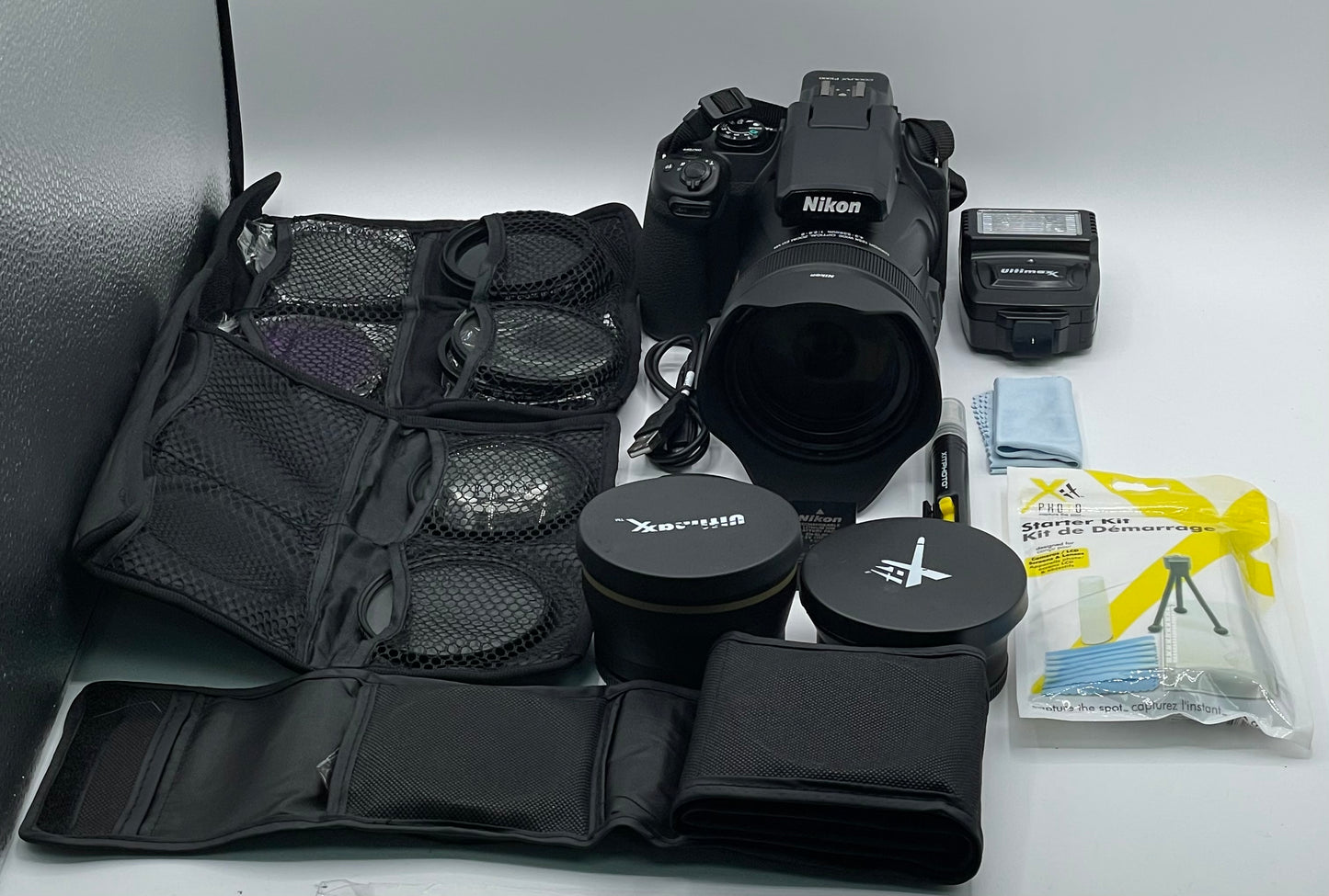 Nikon Coolpix P1000 16MP 4K Digital Camera with 125x Optical Zoom and Extras
