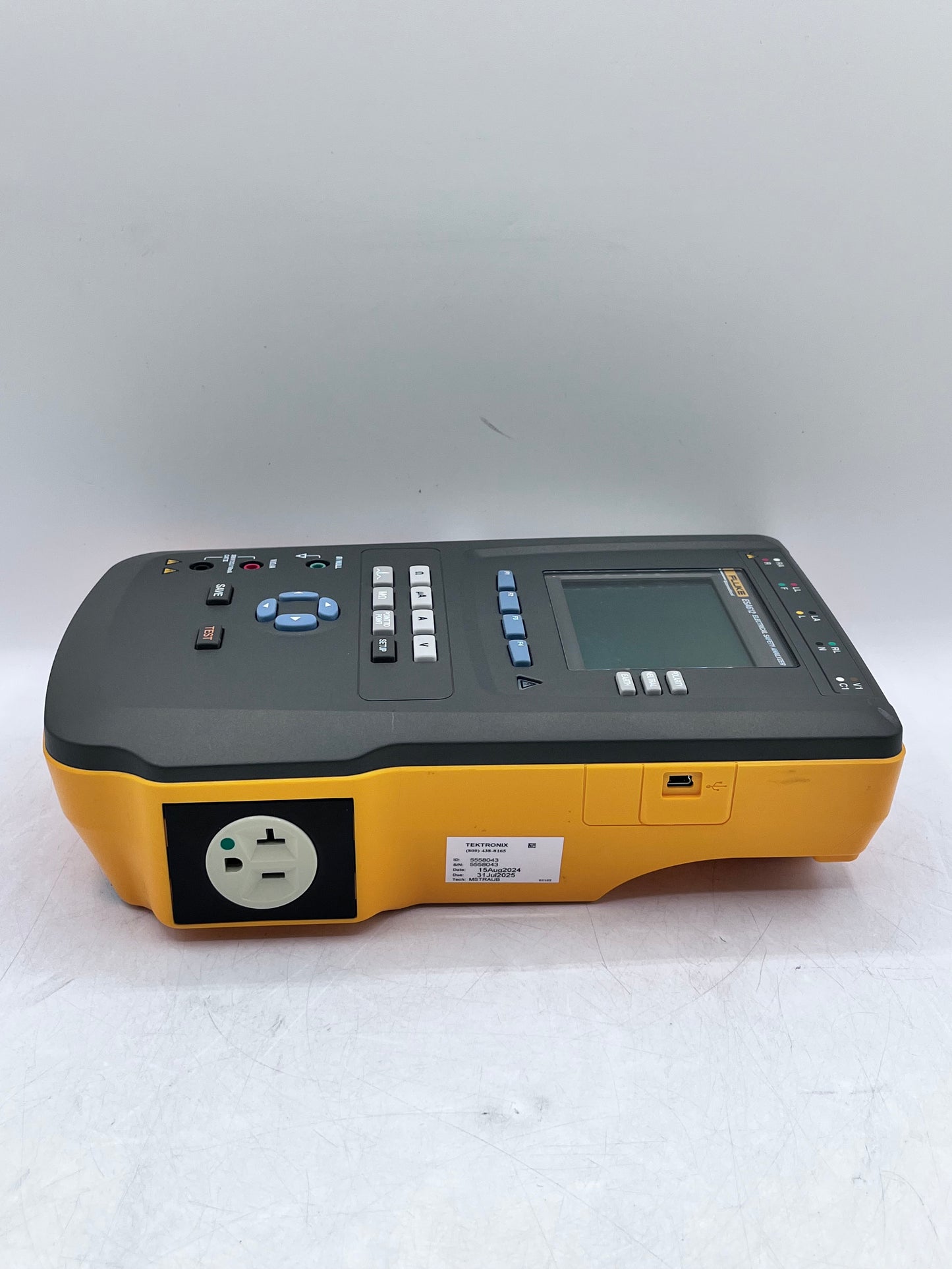 FLUKE ESA612 ELECTRICAL SAFETY ANALYZER 115V W/ACCESSORIES & BAG-FREE SHIPPING