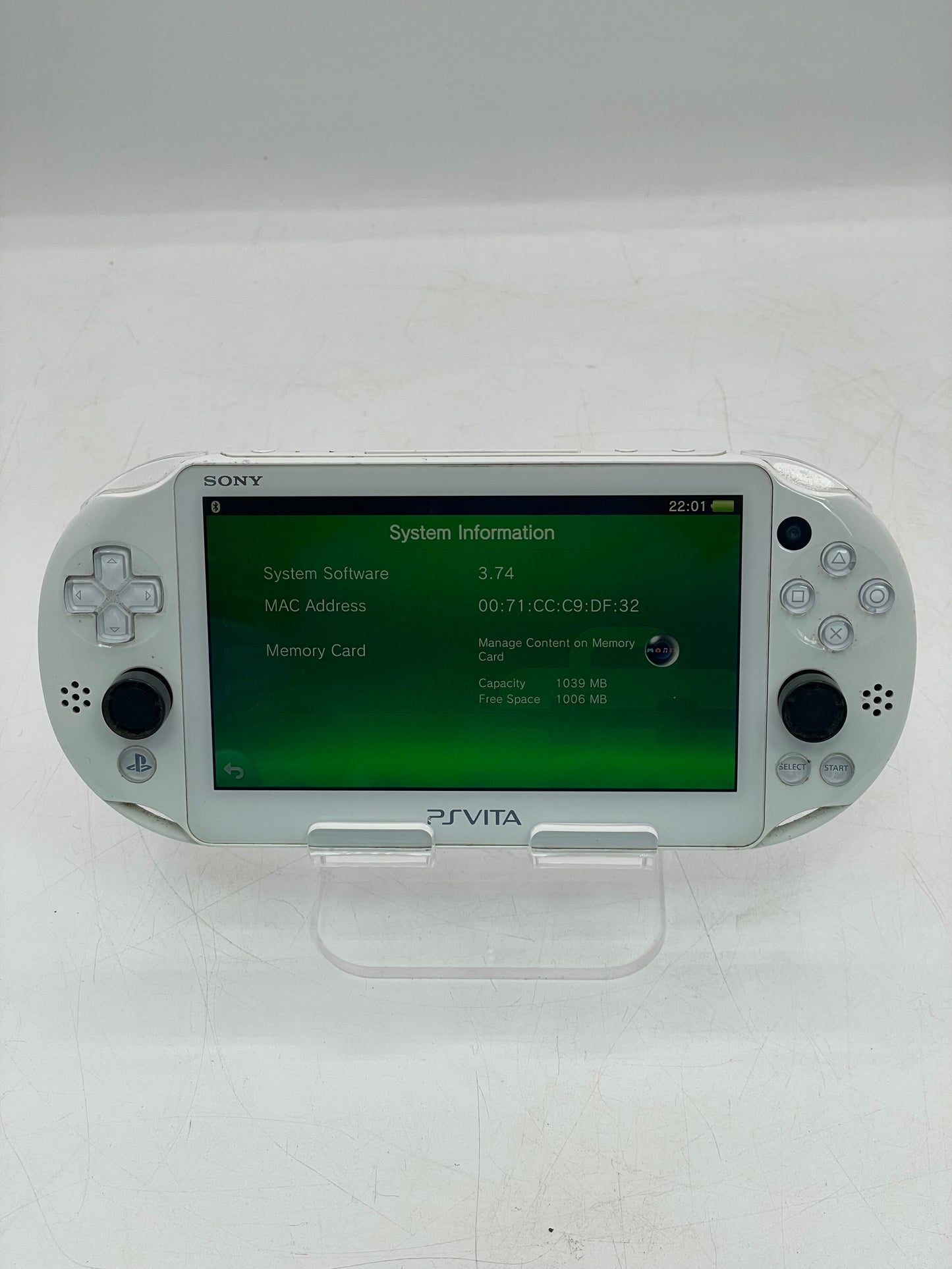 Sony PlayStation Vita Slim (PCH-2000) White - Fully Functional Console