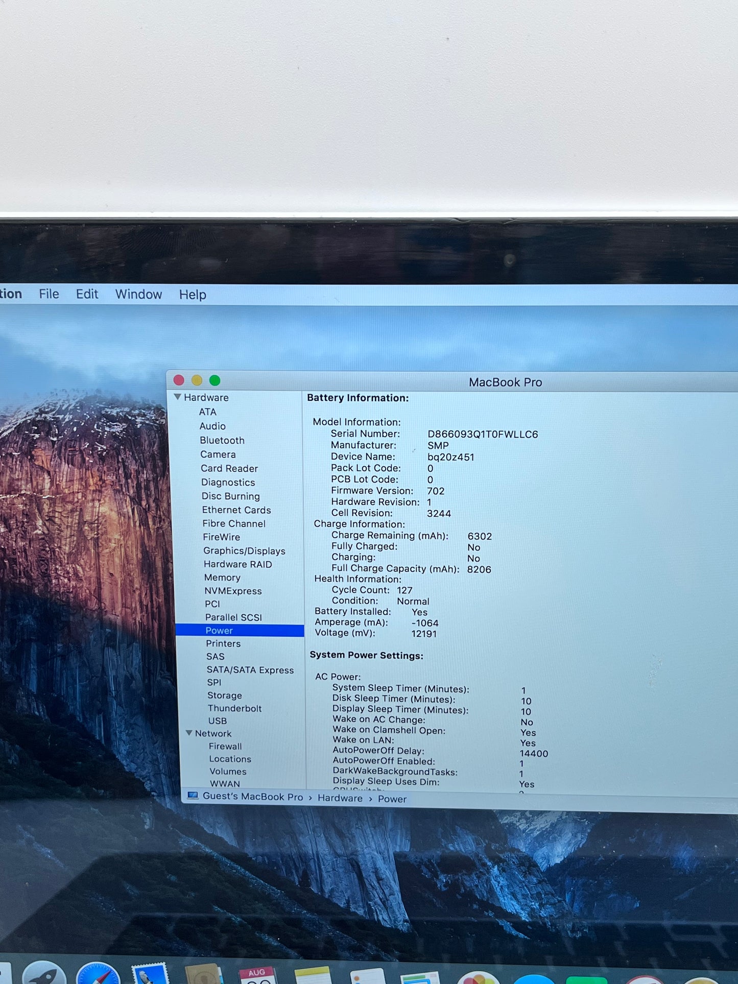 Apple MacBook Pro 15.4″ A1398 Core i7 2.8GHz 16GB 512GB 2015 - Silver
