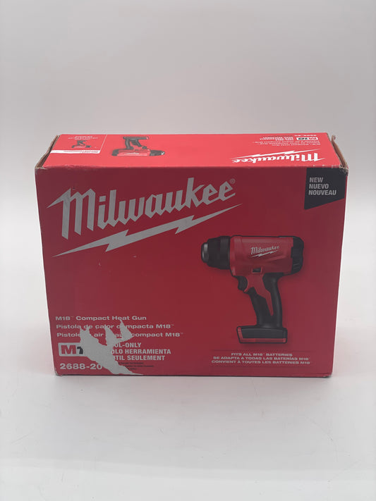 Brand New Milwaukee M18 18V Compact Heat Gun (Tool Only) (2688-20)