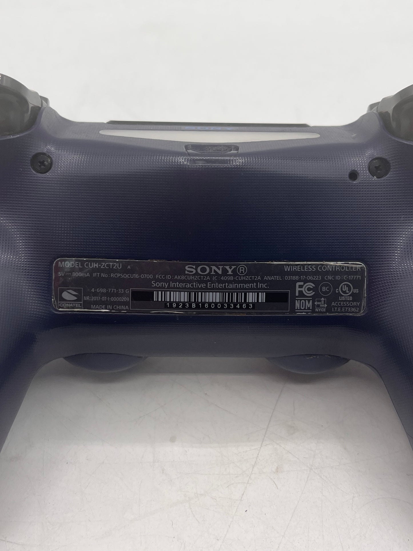 Sony PS4 CUH-ZCT2U Video Game Controller Blue Tested Works Great
