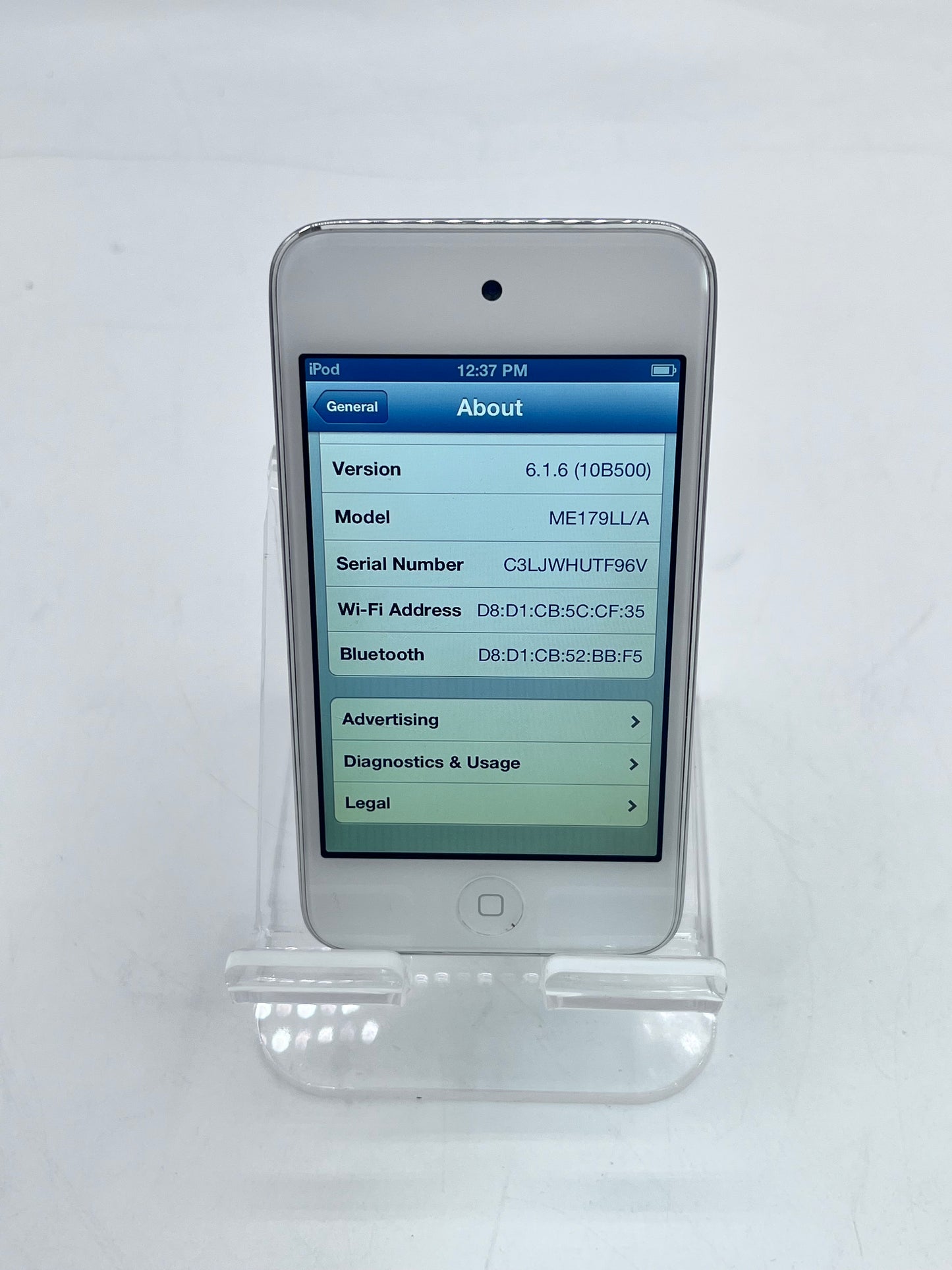 Apple iPod A1367 MP3 Player 13.7GB White