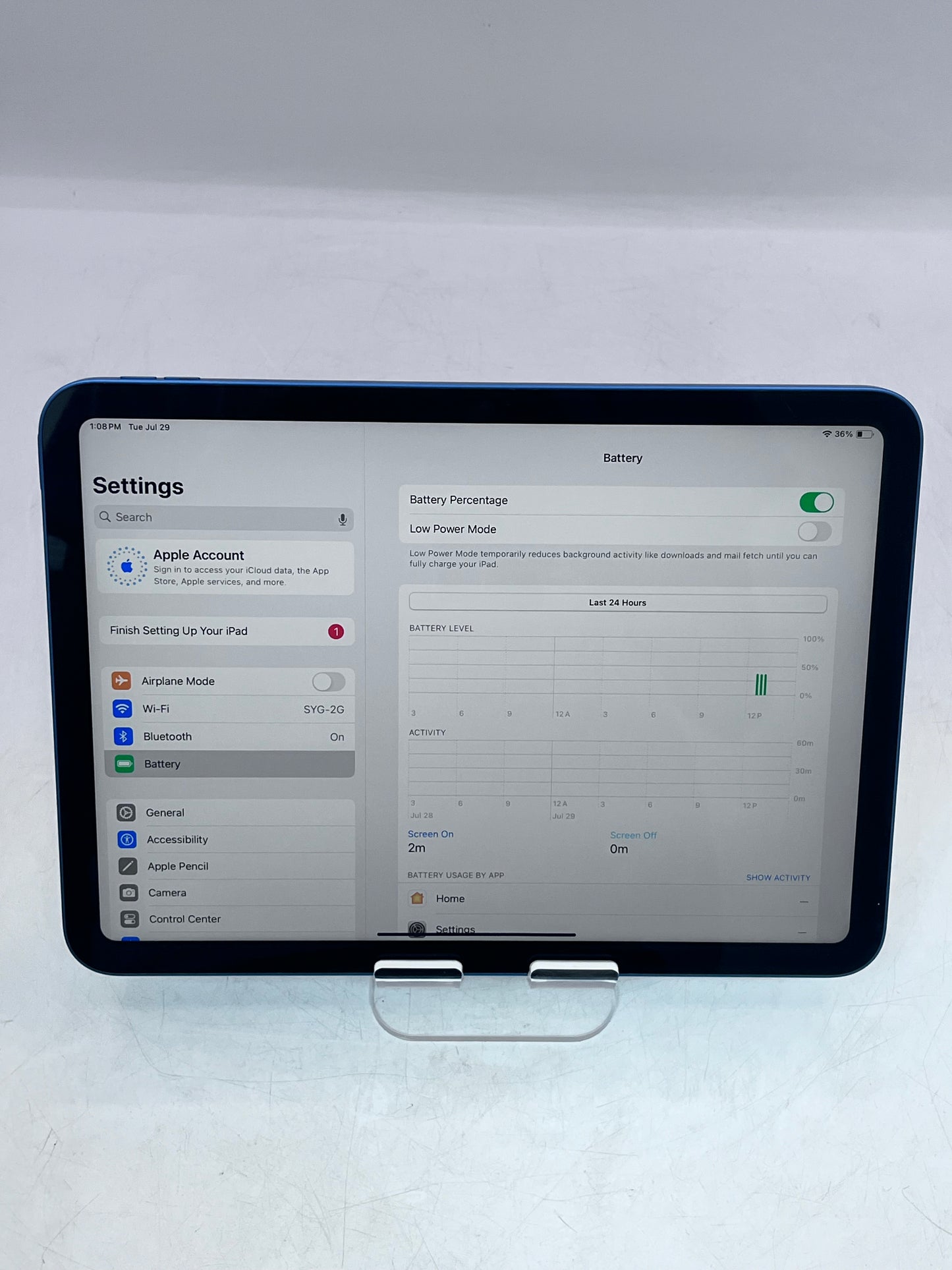 Apple iPad 10th Generation A2696 MPQ13LL/A (2022) 64GB Wi-Fi - Blue