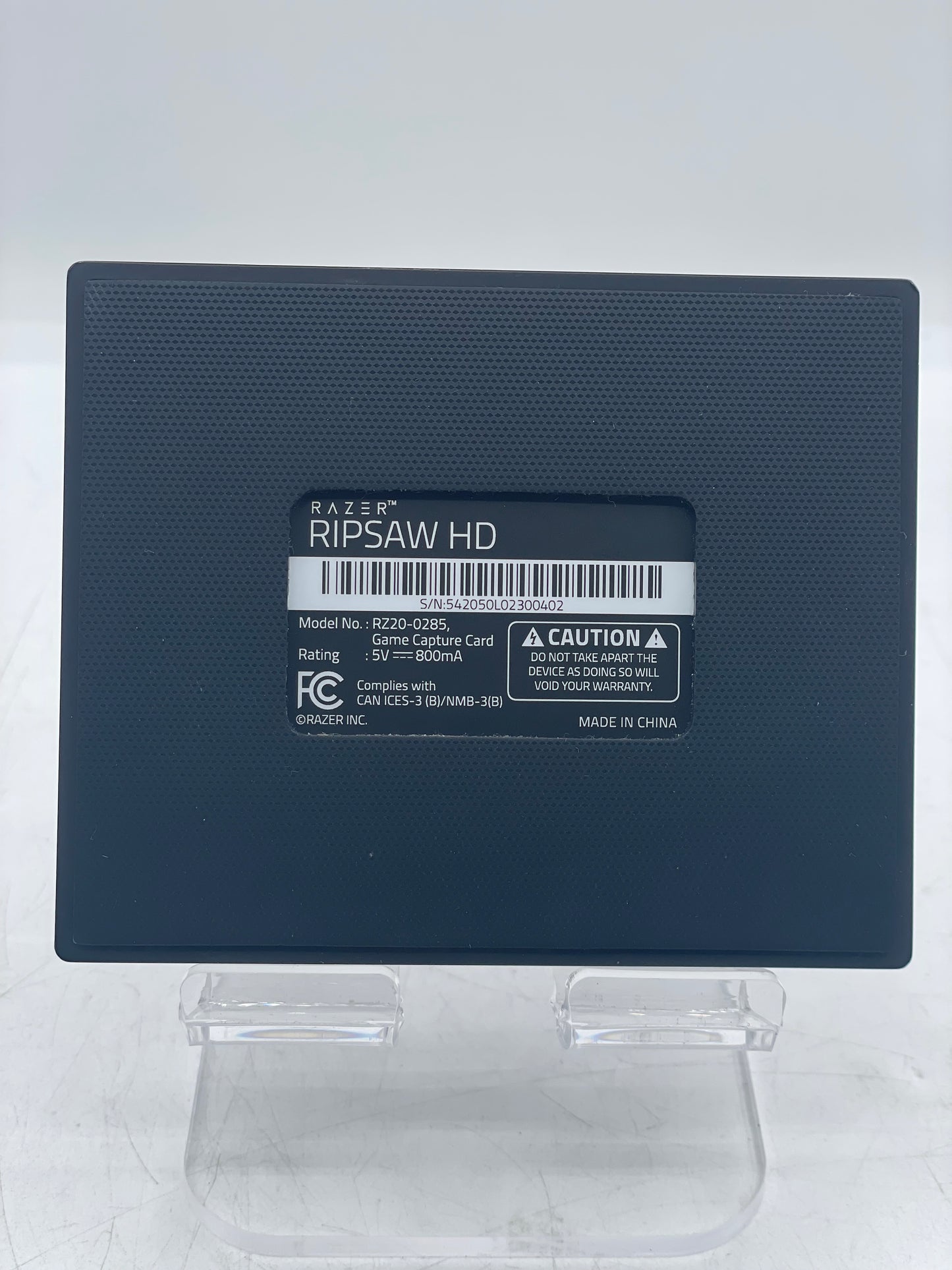 Razer Ripsaw HD Capture Card For Streaming RZ20-02850100-R3U1 - Black