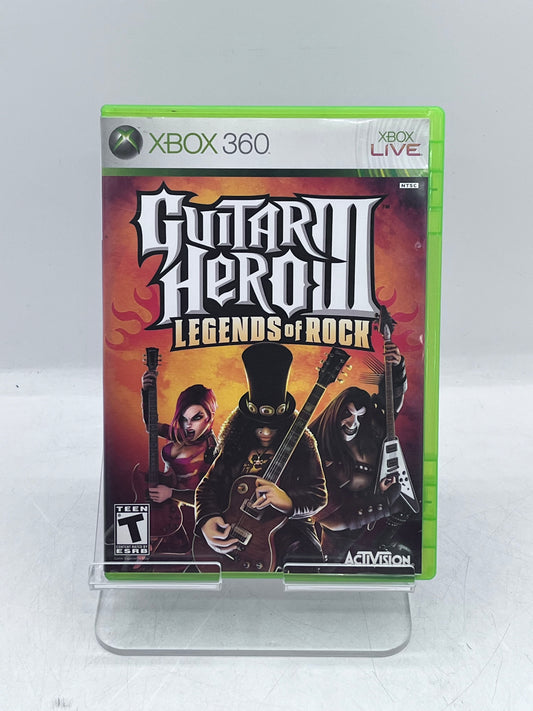 Guitar Hero III Legends of Rock Xbox 360 Video Game