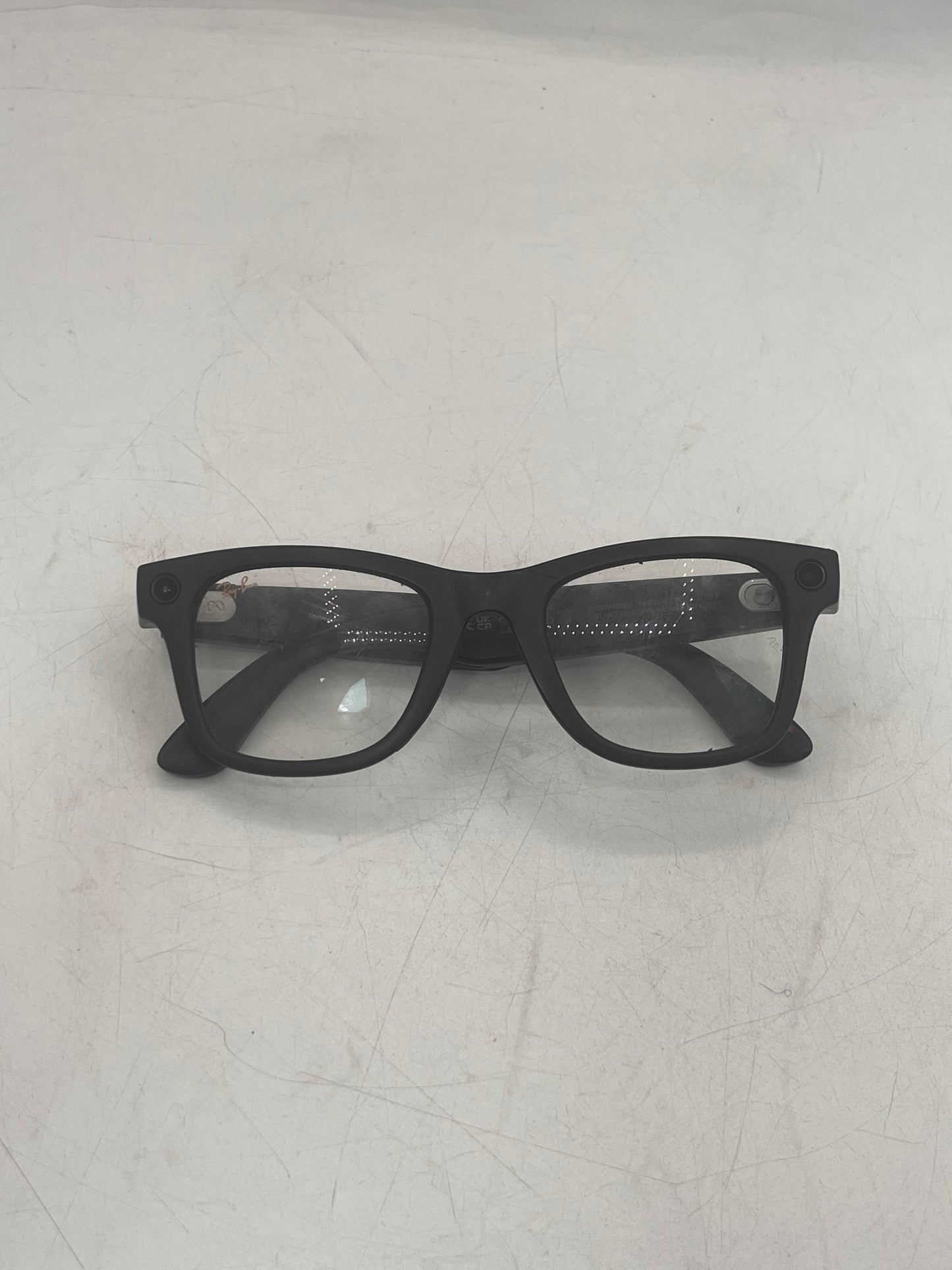 Ray-Ban Meta Wayfarer RW4006 Large Smart Glasses - Matte Black Clear (2023)