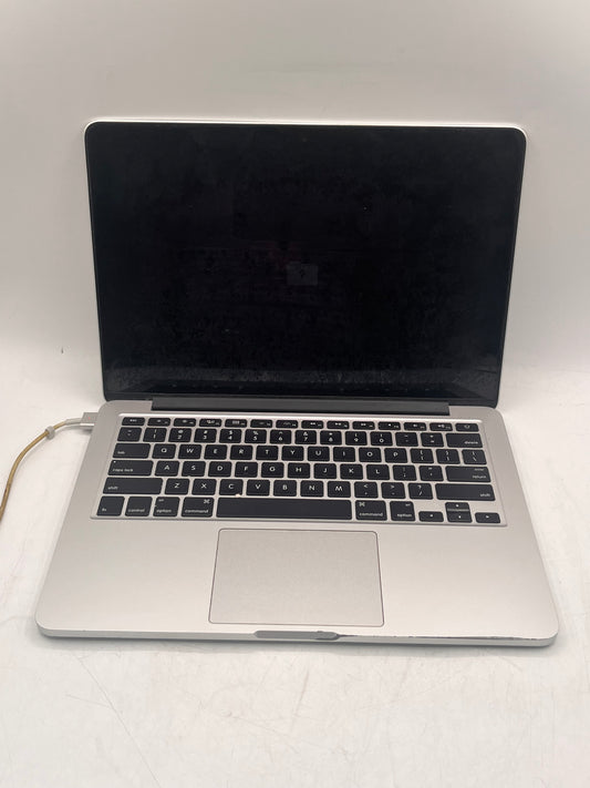 2015 Apple MacBook Pro 13" A1502 Core i5 8GB 256GB Silver - BAD BATT & NO OS