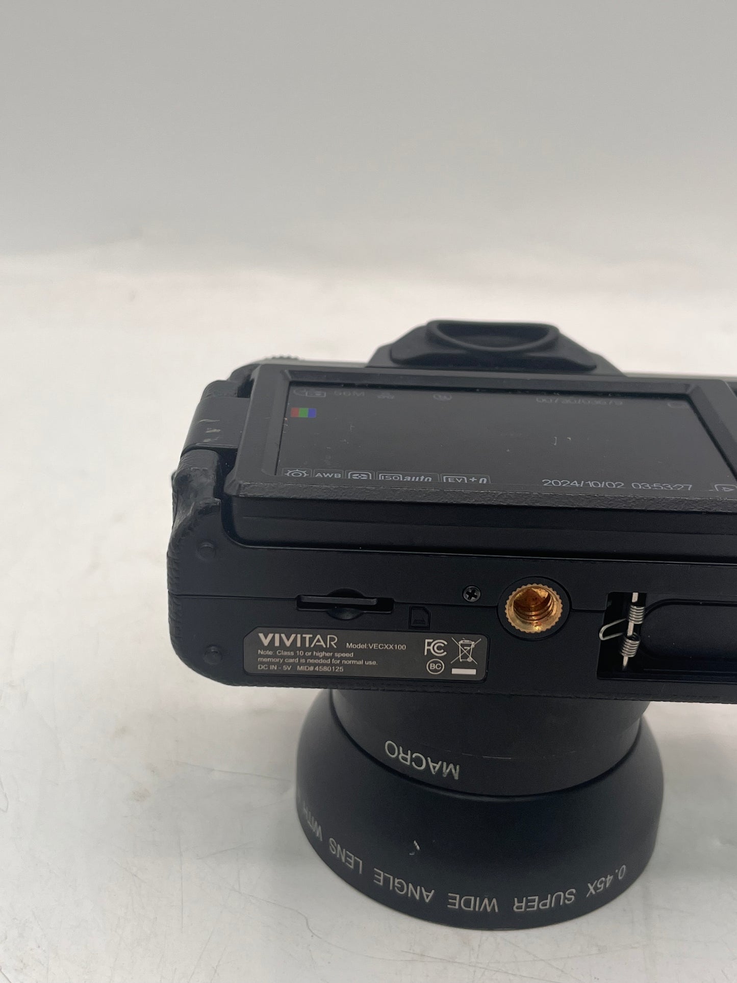 Vivitar VEC XX101 4K UltraHD 56MP Camera 3" LCD Display Tested Free Shipping
