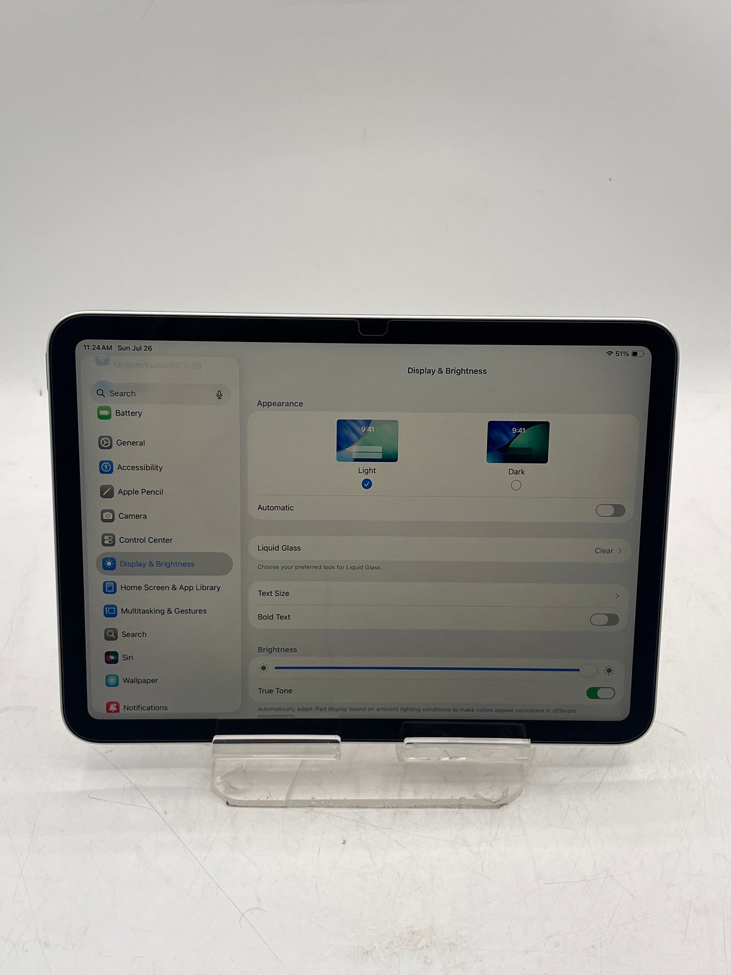 Apple iPad (10th Gen) A2696 MPQ03LL/A (2022) 64GB Wi‑Fi Only Tablet - Silver