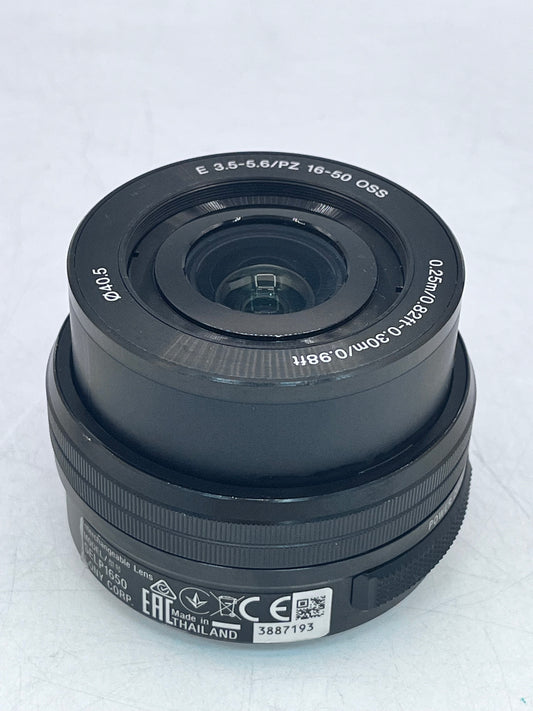 Sony E 16-50mm OSS f/3.5-5.6 PZ E-Mount Zoom Lens SELP1650 - Black