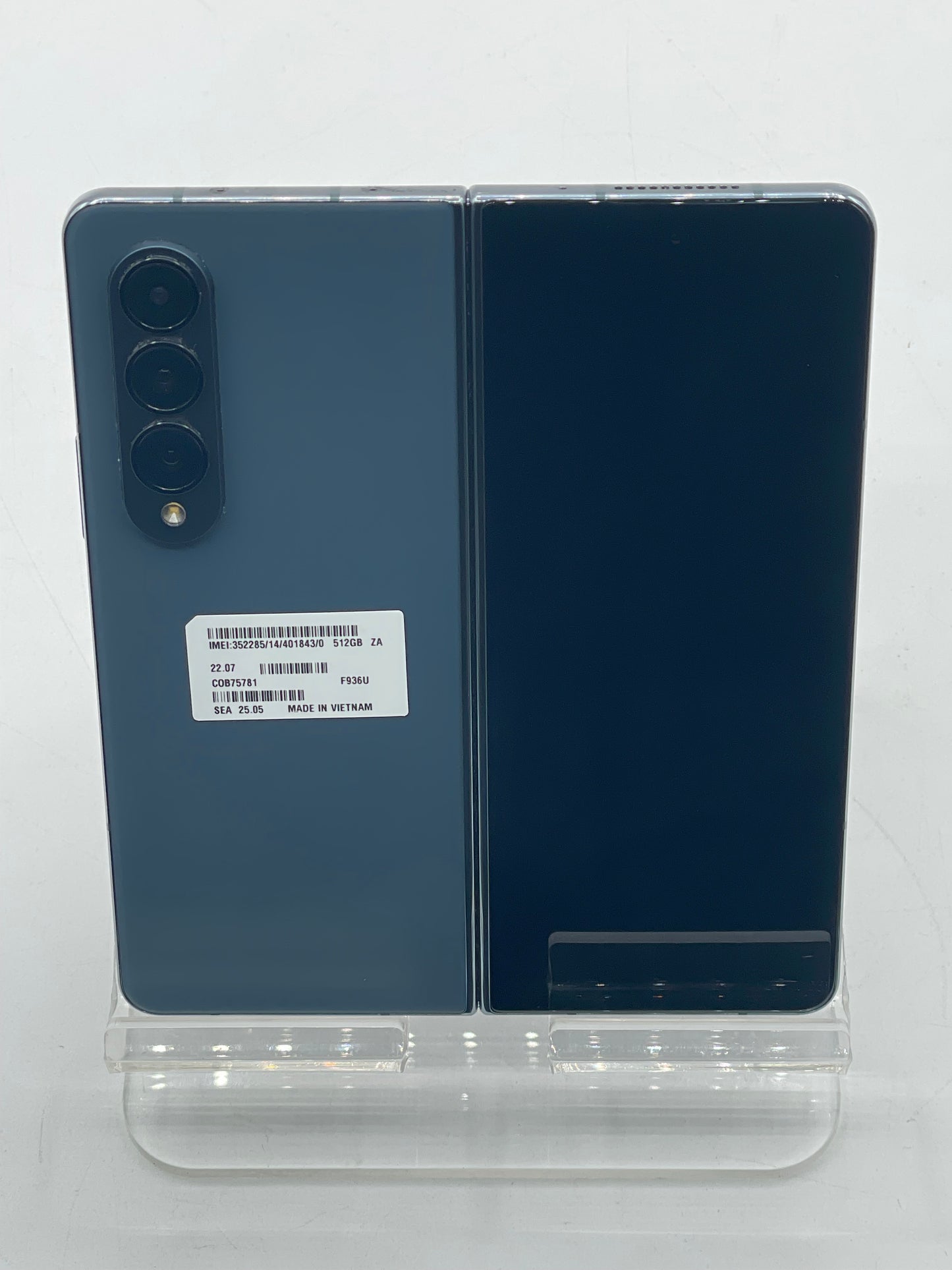 Unlocked Samsung Galaxy Z Fold4 5G SM-F936U1 - 512GB Phantom Black